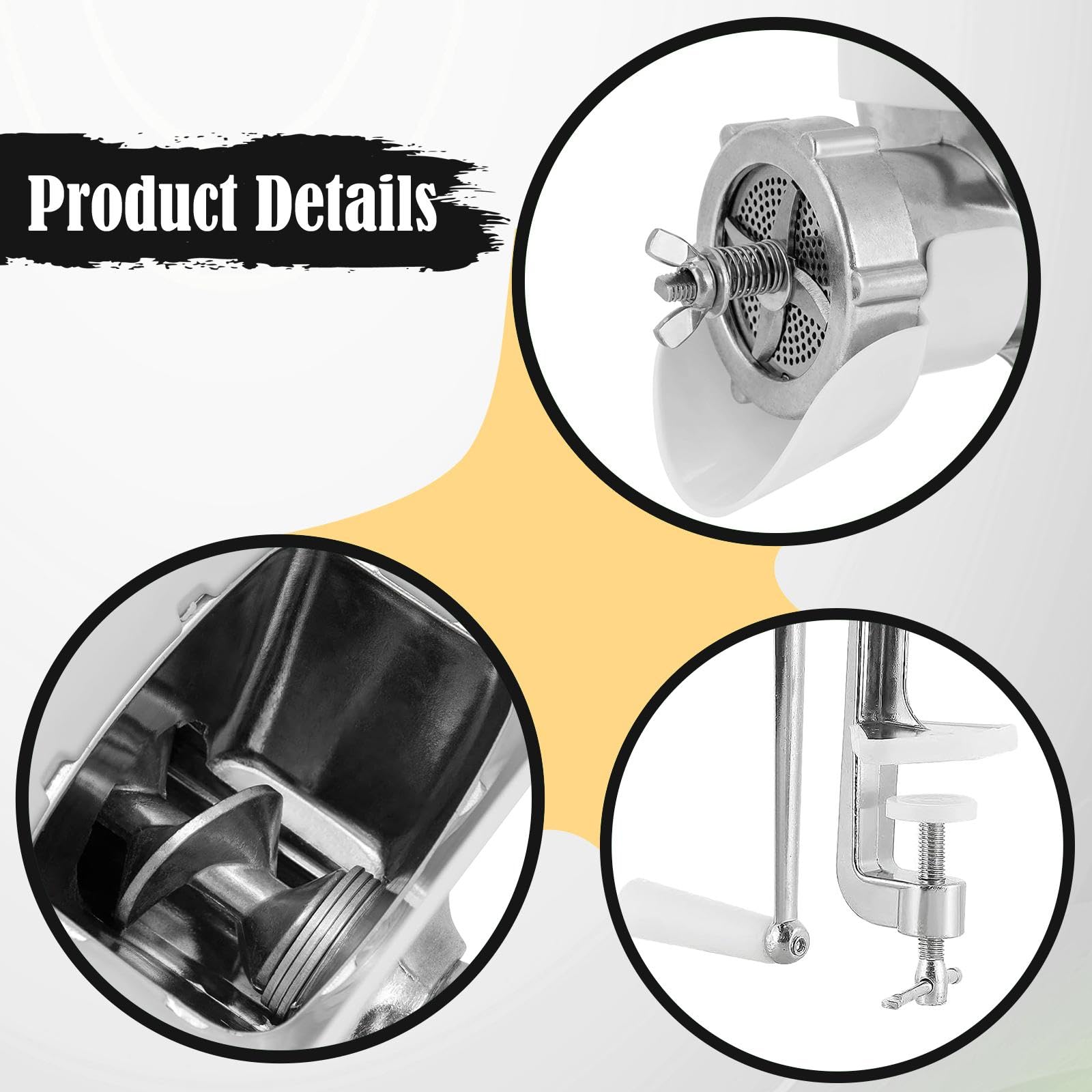 MagiDeal Macchina Manuale per La Lavorazione di Pellet di Cibo per Animali Domestici, Strumento Ergonomico con Granulatore Multifunzionale per Cibo per Cani, I