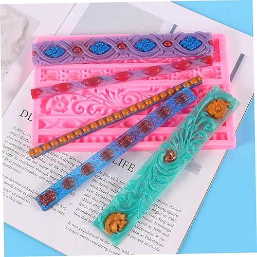 Miniatura 2 de TIDTALEO Molde de silicona para tartas, herramienta de silicona para hornear, moldes para pasteles de flores, moldes para fondant, moldes para