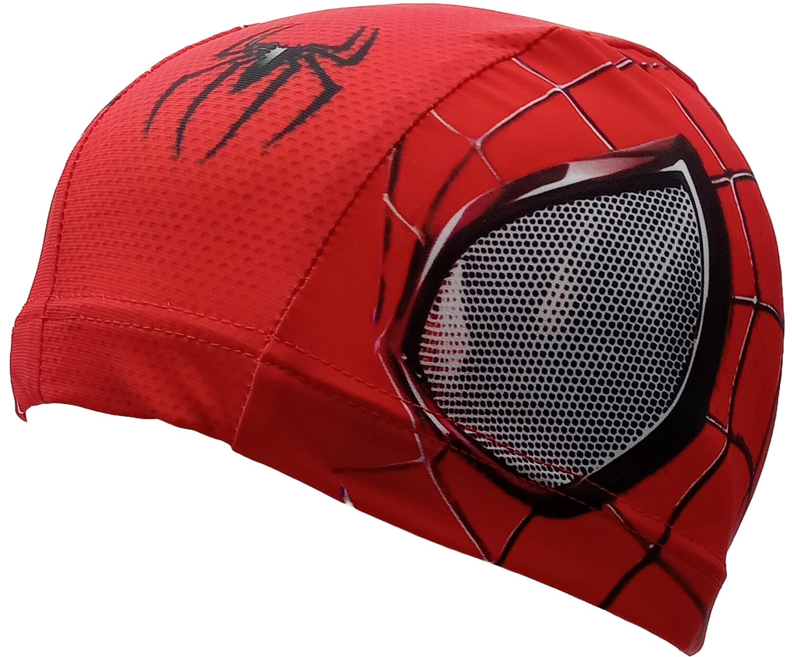 Red Spider Fabric Swimming Cap, L (for children from 7 years old and adults)