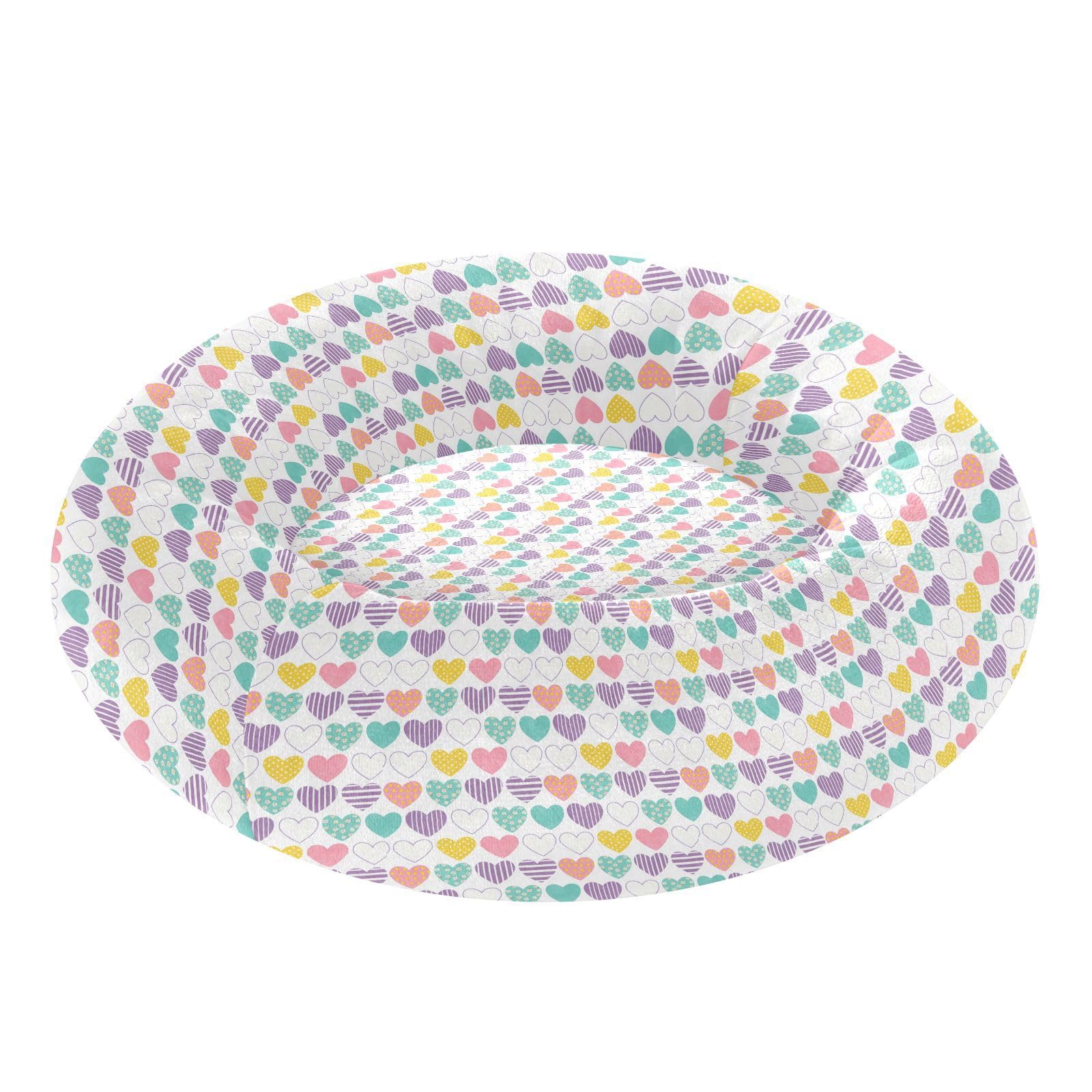 Coussin anti-anxiété animaux taille moyenne S tapis coloré Saint-Valentin