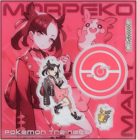 Amazon Co Jp ポケモンセンターオリジナル アクリルスタンドキーホルダー Pokemon Trainers マリィ モルペコ ホビー 通販