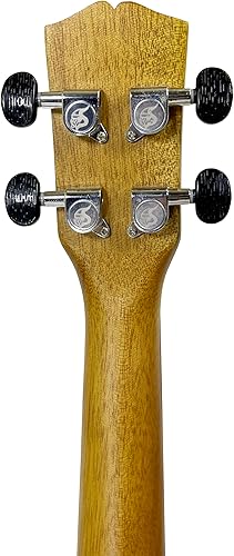 Miniatura 7 de Soldin Ukelele de la serie de artistas con parte superior de abeto sólido y parte trasera de caoba y lados kit para principiantes con bolsa de