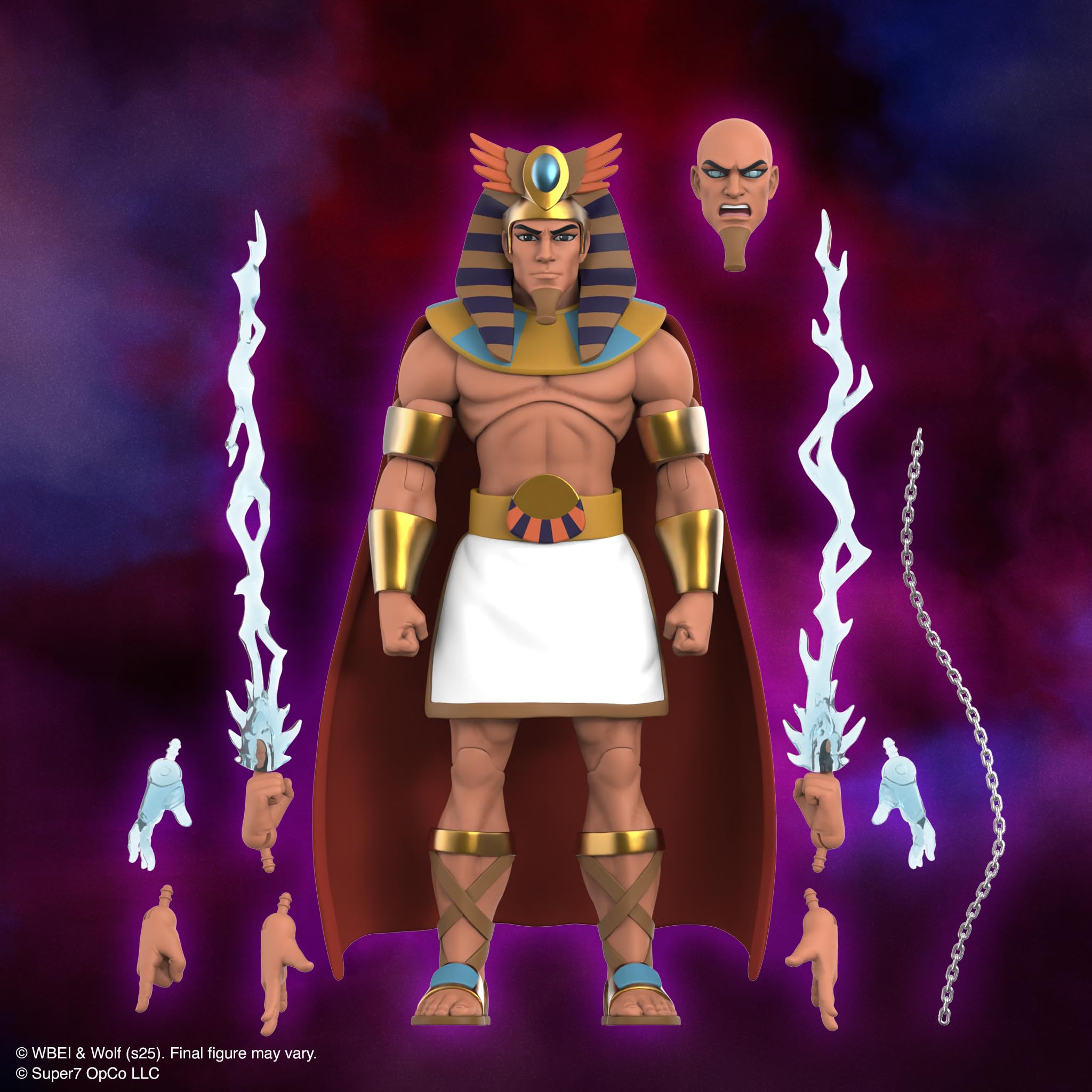Super7 ULTIMATES! Thundercats Wizz-Ra figurka Thundercats 17,8 cm z akcesoriami - klasyczne kolekcje z kreskówek i zabawki retro
