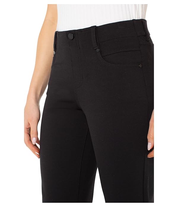 Liverpool Los Angeles Women's Gia Pull-On Glider Mid-Rise Slim Pant 29'' Inseam Black 6 by Liverpool - Used condition - Image 3