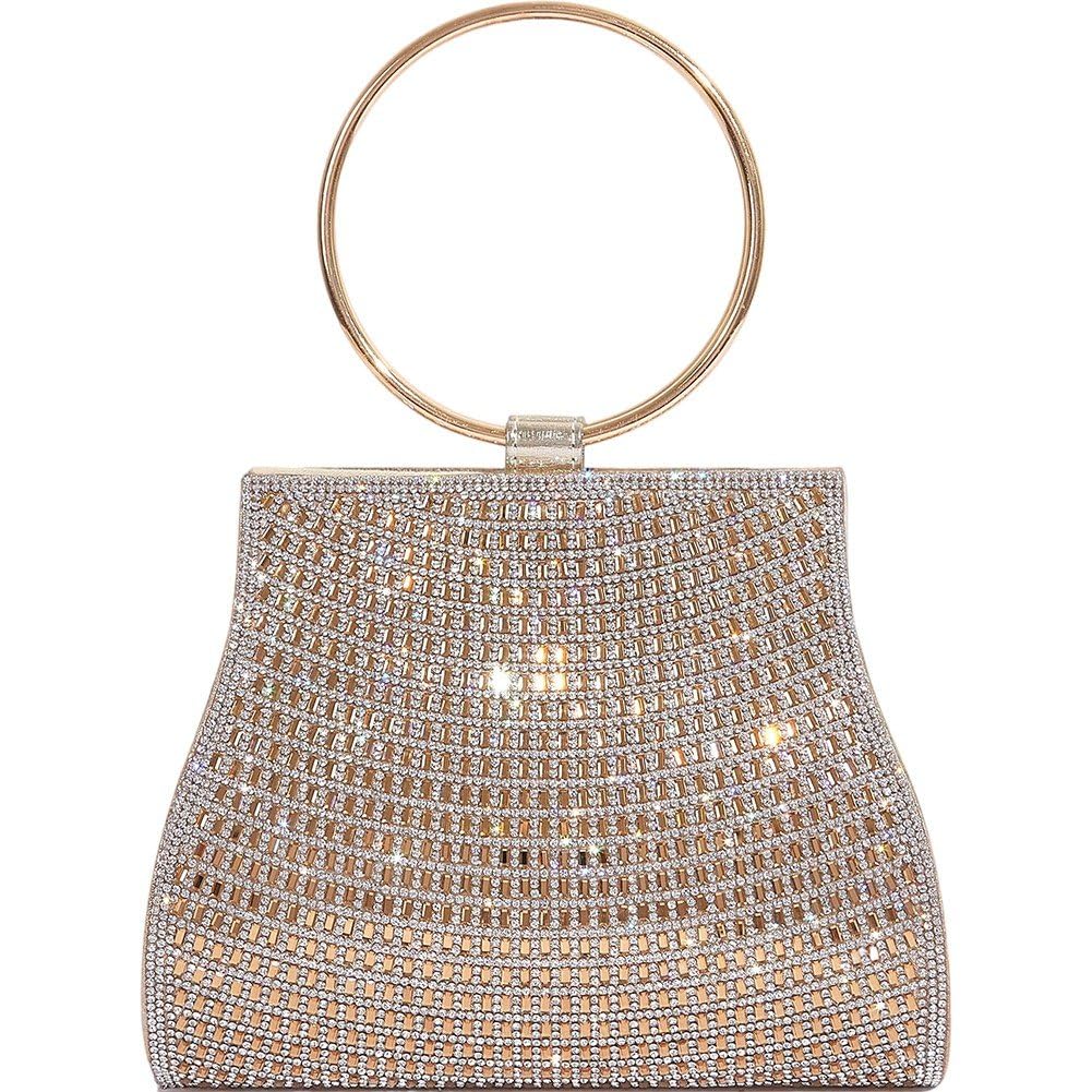 Sac de soirée chic et scintillant en diamants pour soirée de gala
