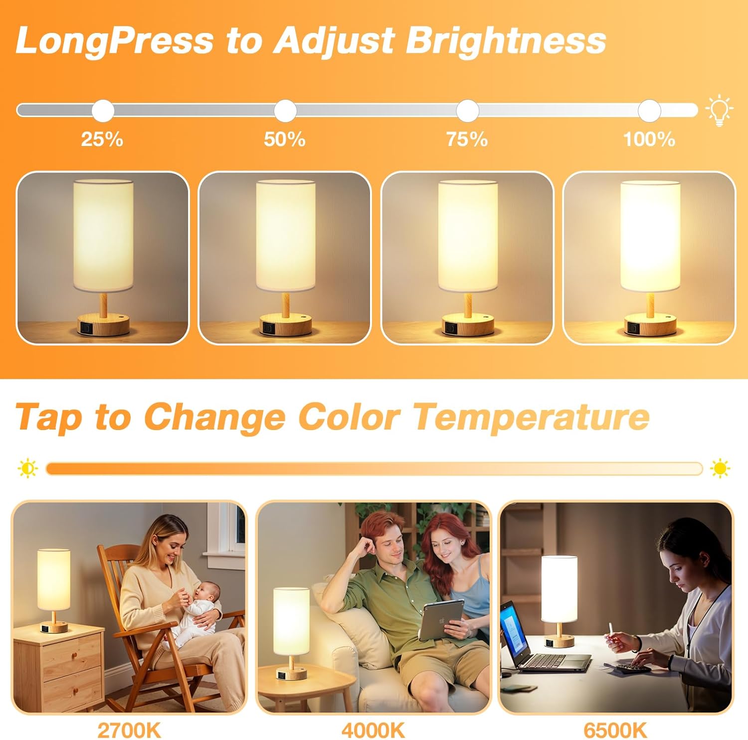 Dicoool Light Therapy Lamp 10000 Lux, Happy Light with Remote, Sun Lamp with 3 Color Temperature & Stepless Dimming, Happy Sunlight Lamp, Daylight Lamp for Home, Office, Use As Lift Mood, Happy Life - Image 4