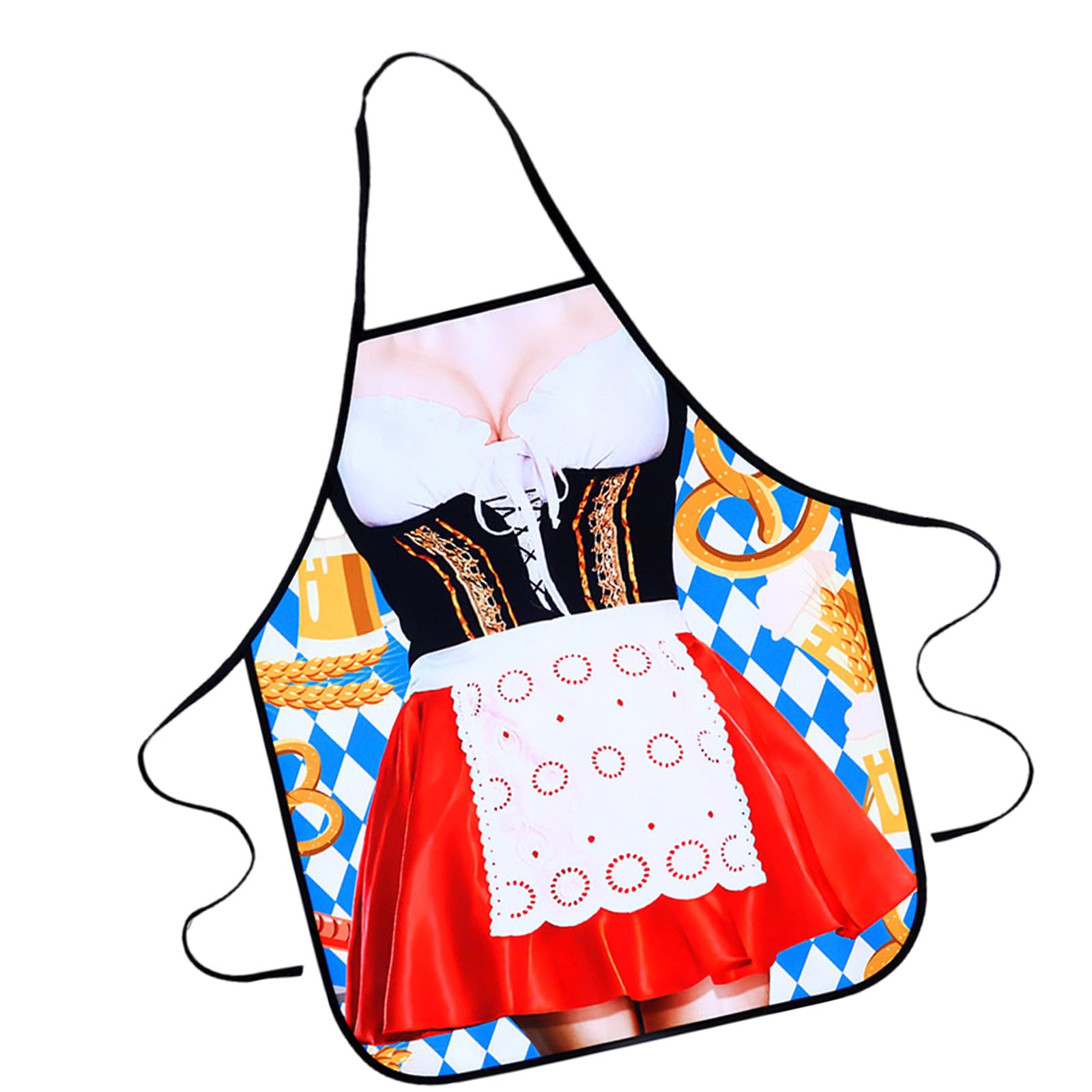 Tsophreniq Kitchen Apron for Women Long Sleeve Protective Polyester Household Cooking Baking Multi Purpose Household Apron