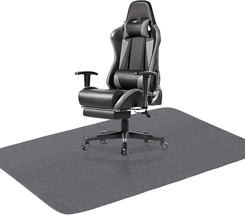 Tapete para silla de oficina para suelo de madera dura y suelo de azulejos 48 x 35 pulgadas tapete para silla de escritorio de computadora para