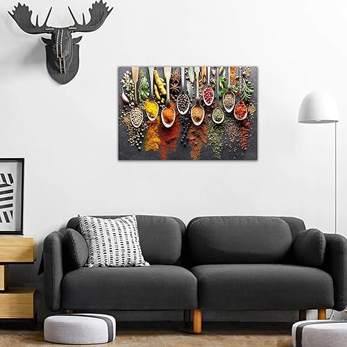 Vista 172 de Arte de decoración de pared para comedor, cocina, cocina, comedor, especias, verduras, cocina, comedor, decoración de pared, pintura artística