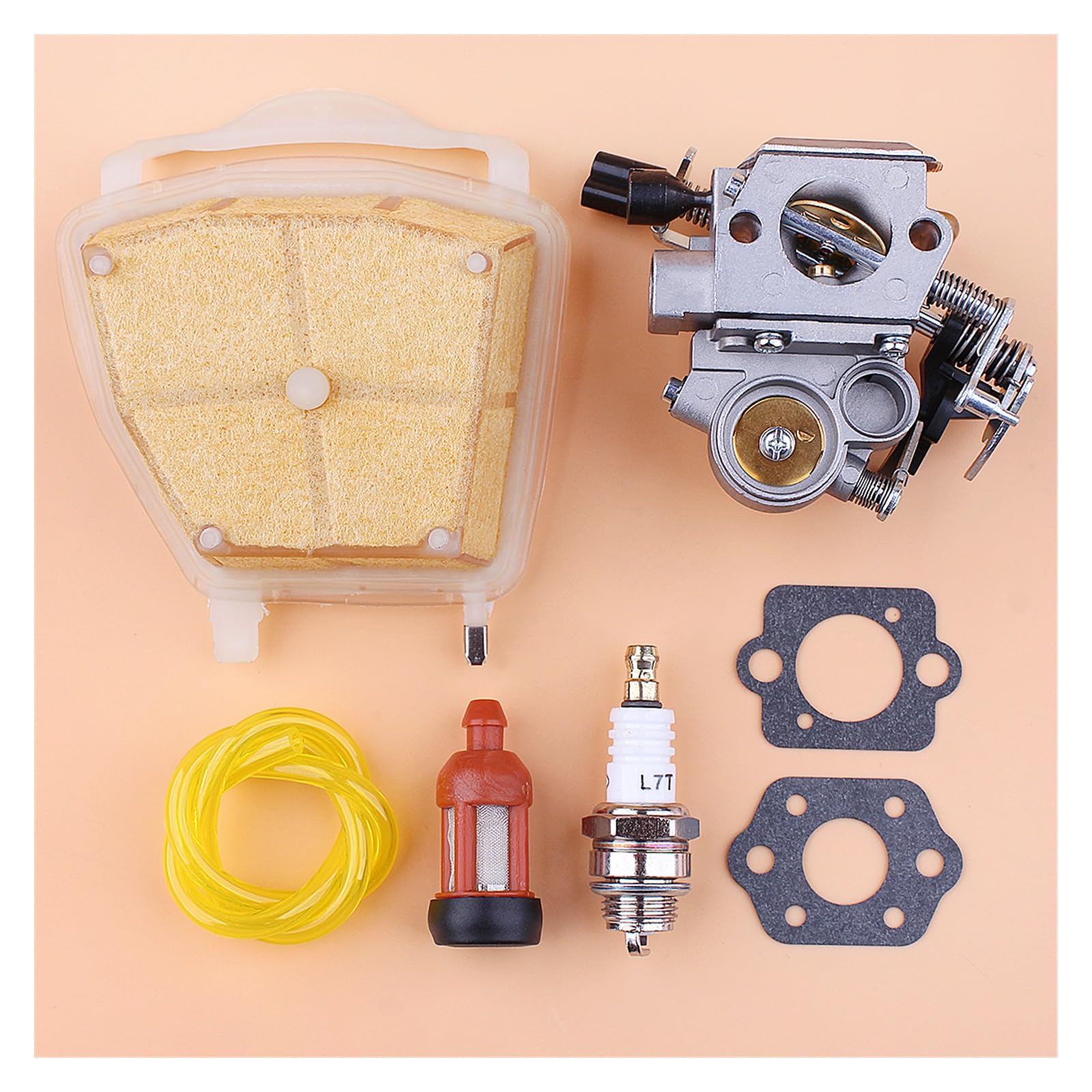 Kit de ajuste de carburador for motosierra Stihl MS311 MS391 MS362, filtro de combustible de aire, piezas de repuesto for motosierra de gasolina Motosierra