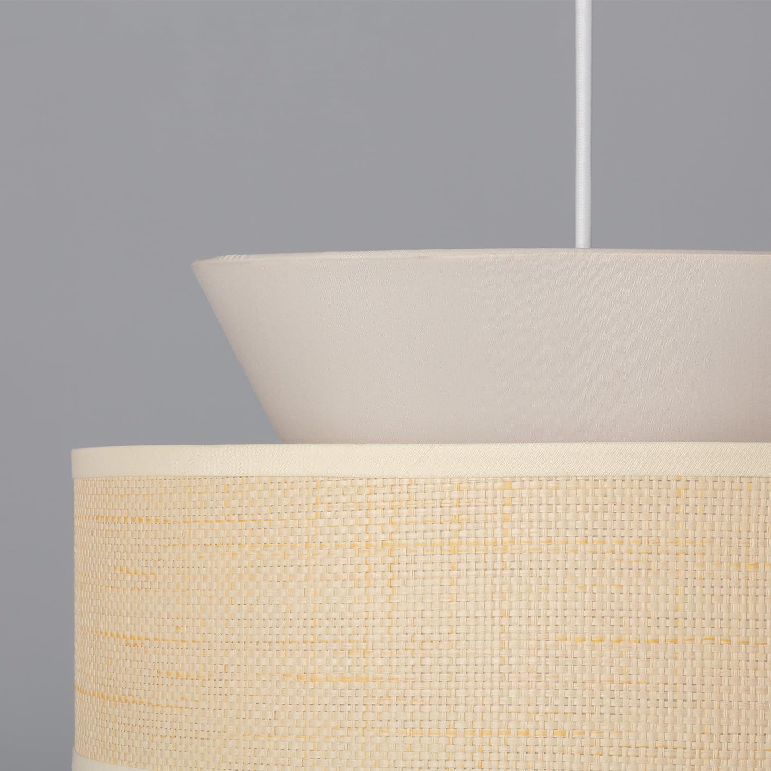 LEDKIA LIGHTING - Hanglamp Textiel Baharia | Uniek & Elegant Design | Werkt met E27 Lamp | Verstelbare Lengte | Geschikt voor Diverse Ruimtes, Verde Camo, Textiel