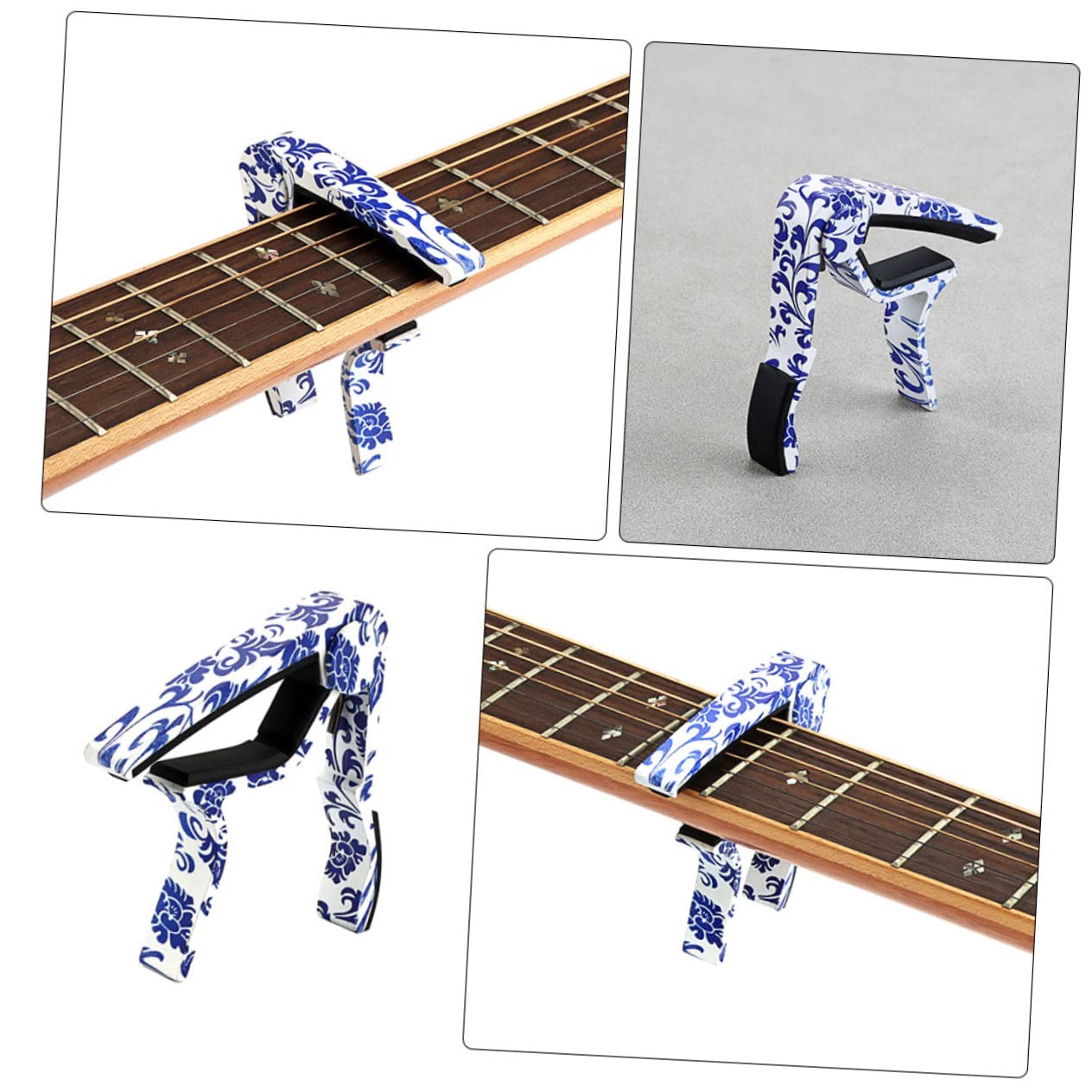 Kisangel 4 Piezas Cejilla De Guitarra Cejilla De Acordes Accesorio De Guitarra Abrazadera Accesorios Guitarras Guitarra Cejilla Guitarra Capo Acústica Cejillas Bajo Metal
