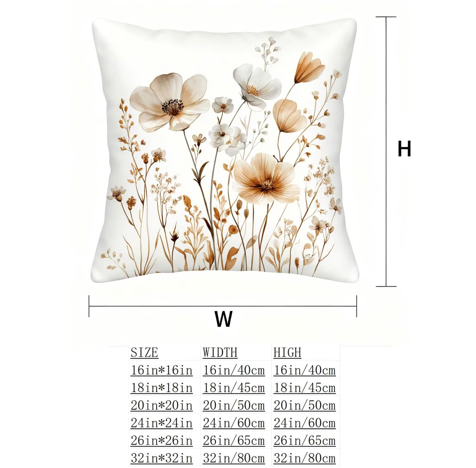 Pomarańczowy Poszewka 65x65 Beżowa Poszewka 65x65 Poduszka Sofa Pościel Poszewki Kwadratowe Poszewki Na Poduszki Zestaw 4 Ochraniaczy Na Szyję I Szyja, Do Ogrodu Sypialni E-369
