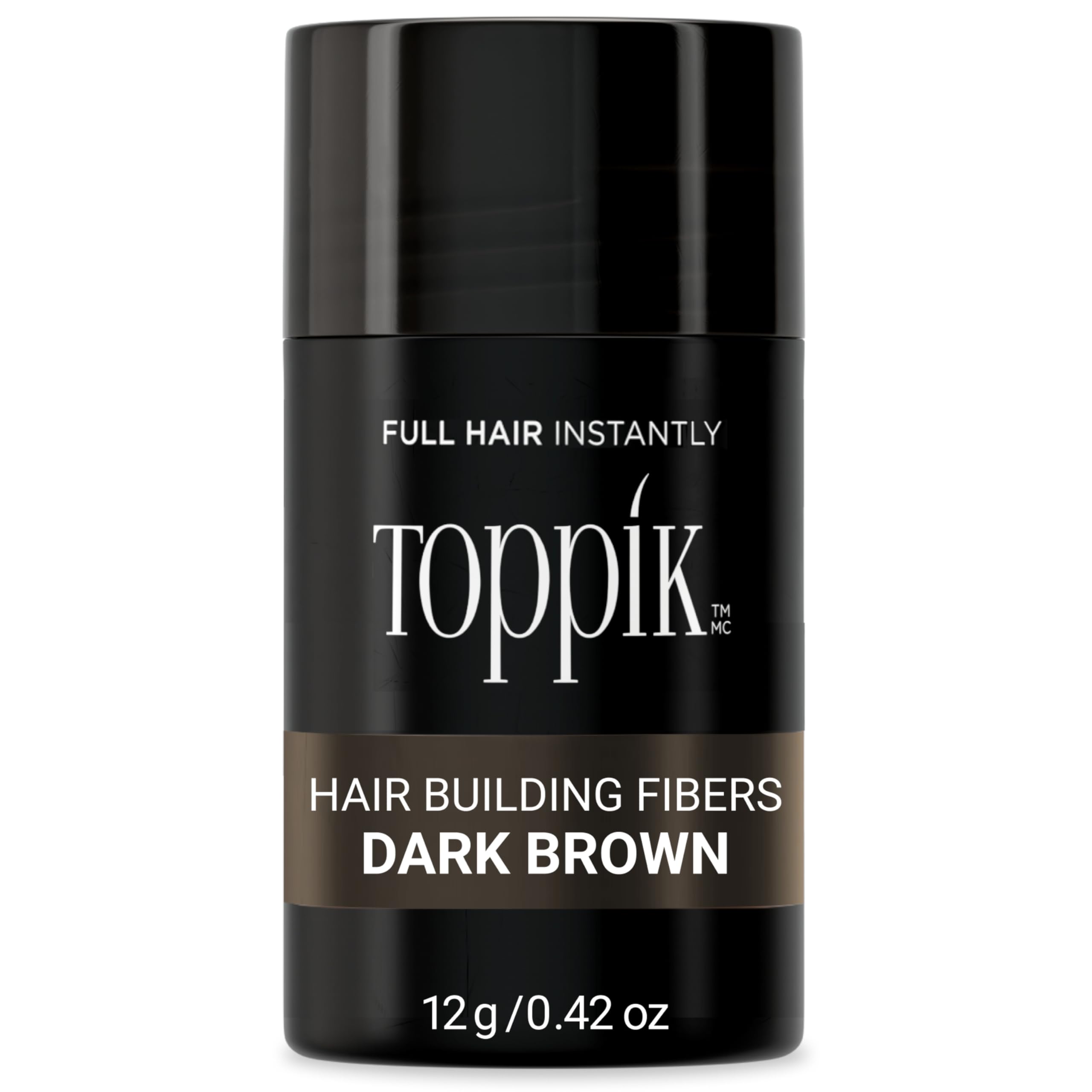TOPPIK Hair Building Fibers,12 g, Fill In Fine or Thinning Hair, Instantly Thicker Looking, Multiple Shades for Men & Women
