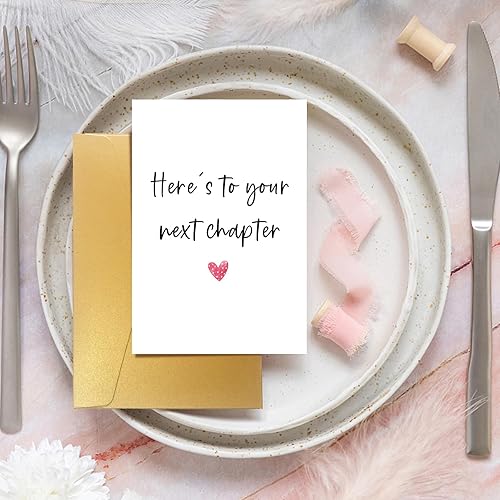 Miniatura 4 de Spercy Tarjeta de buena suerte del nuevo capítulo, nueva tarjeta de felicitación de trabajo, regalo de salida de trabajo para colega, tarjeta de