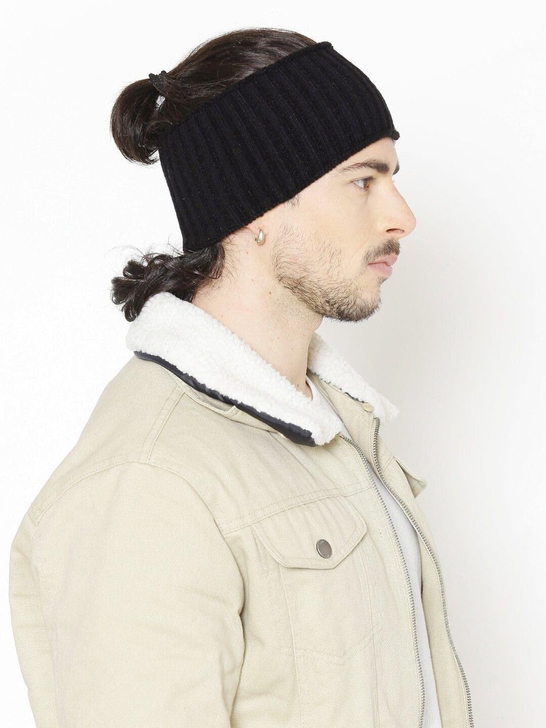 kindertales Soft Woolen Headband Earwarmer for Men, Women & Kids | Warm Acrylic Wool Ear Muff & Earcover for Winter | Stretchable Knitted Hairband for Cold Weather | Unisex | Made in India-picture-12