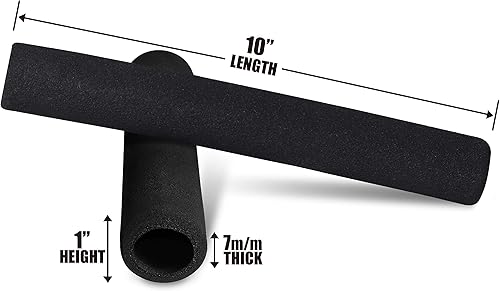 Miniatura 2 de WF Athletic Supply Almohadillas de espuma para pies, rodillo de espuma para máquinas de ejercicio de gimnasio, repuesto de equipo, almohadilla de