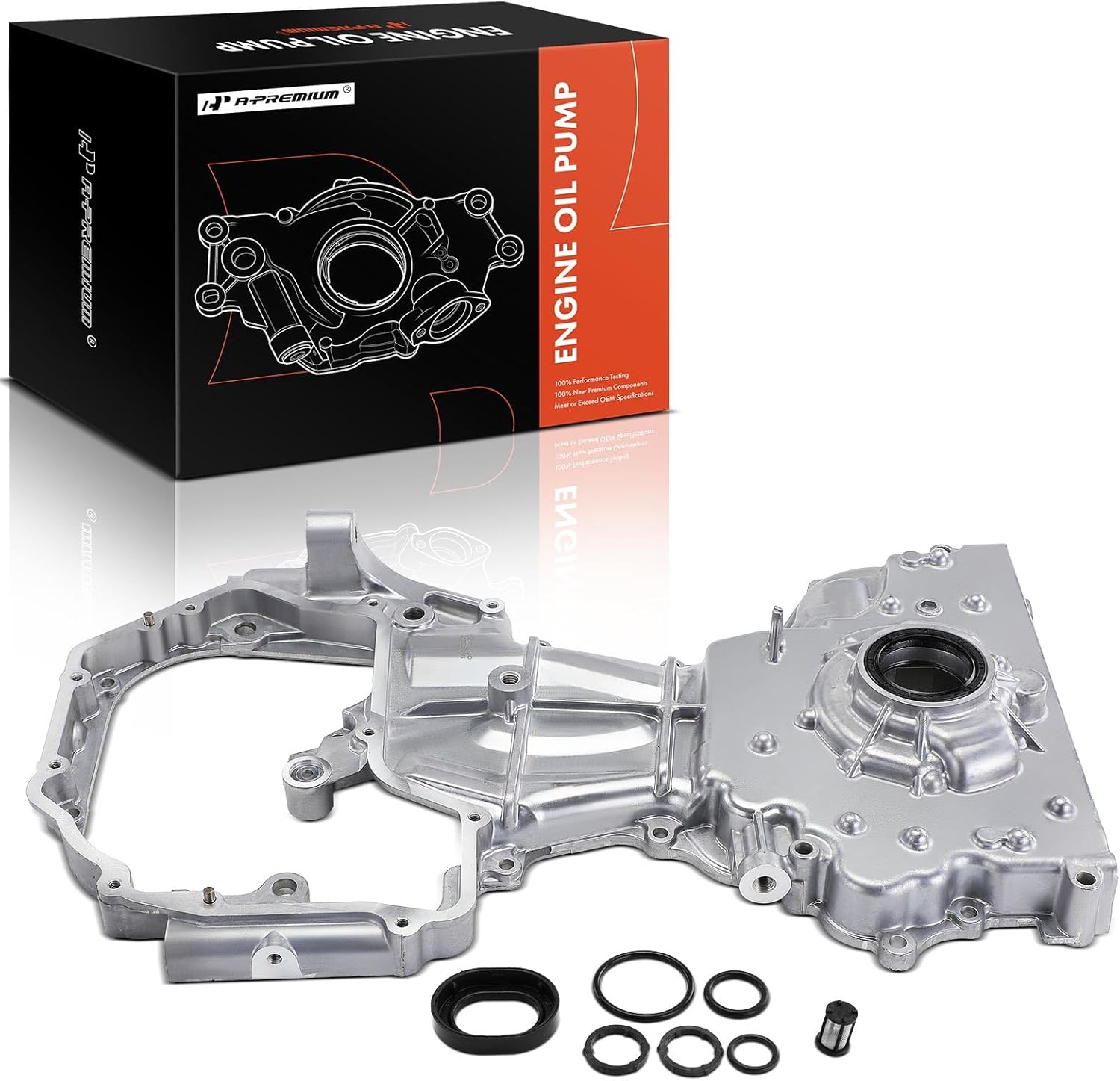 A-Premium Engine Oil Pump - Compatible with Nissan Altima 2013-2016, Rogue 2014-2020, Murano 2016, Pathfinder 2014 & Infiniti QX60 2014-2017