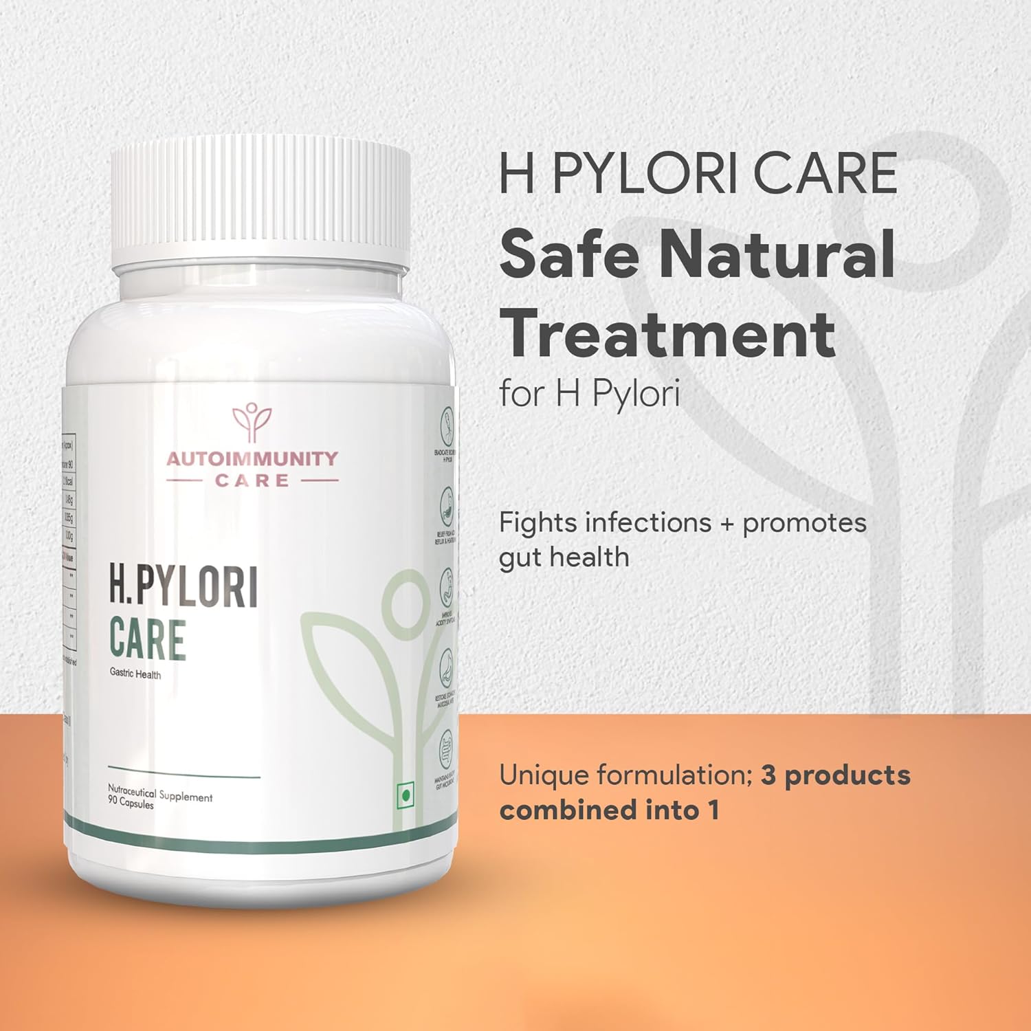 Autoimmune Care: H Pylori Care - Gastric Wellness Supplement, Mastic Gum, Bismath and Berberin, H. Reduces pylori, stomach repair, reduces digestive discomfort Autoimmune Care: H Pylori Care - Gastric Wellness Supplement, Mastic Gum, Bismath and Berberin, H. Reduces pylori, stomach repair, reduces digestive discomfort