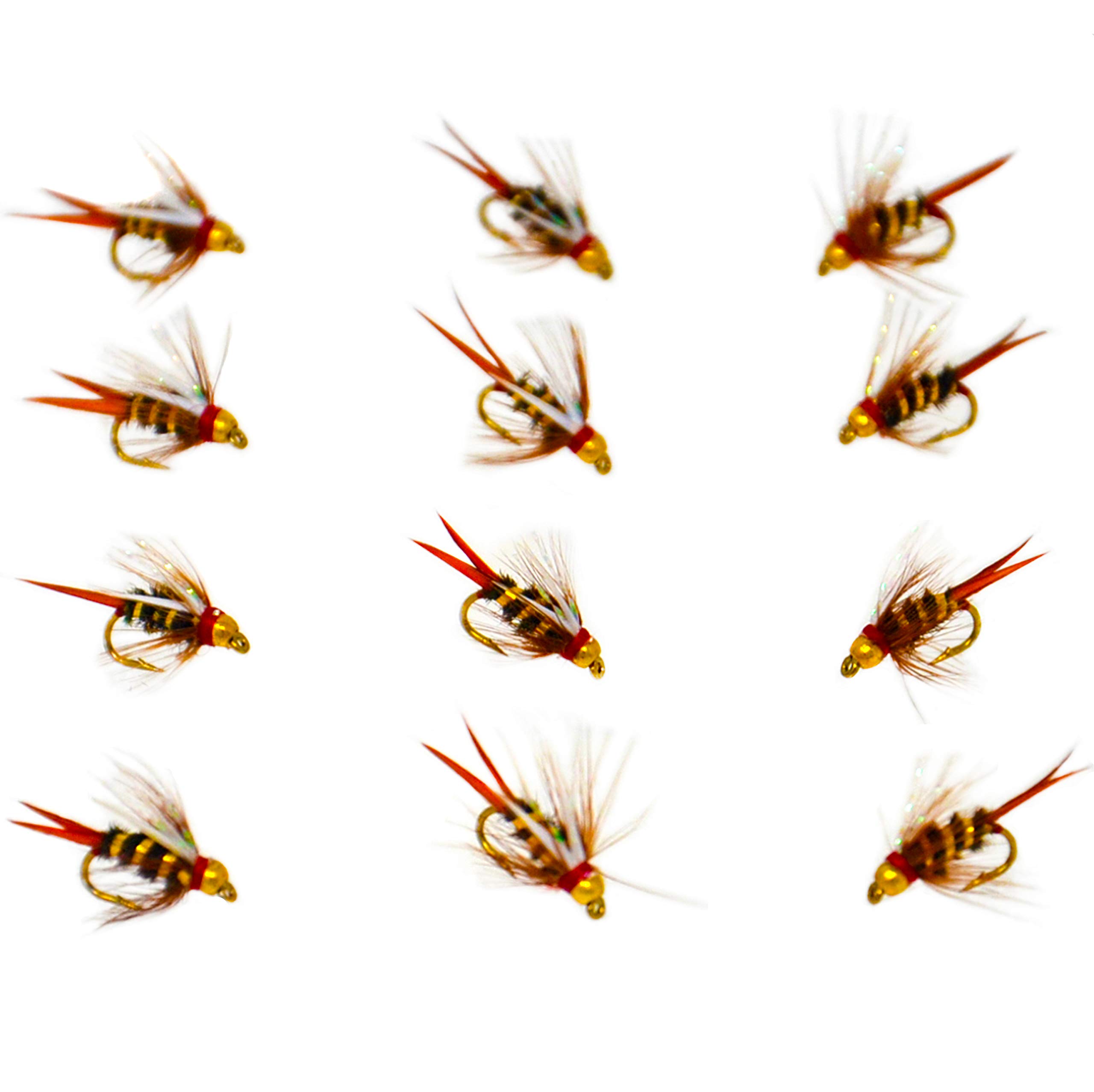 Outdoor Planet Top Trout Assortment Dry Flies/Nymph Flies/Attractor/Wet Flies for Trout Fly Fishing Flies