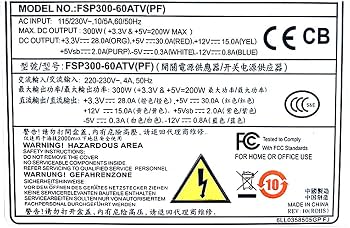 Alimentation PC 300W - FSP300-60PLN - Neuve En Boîte (origine Advancech)