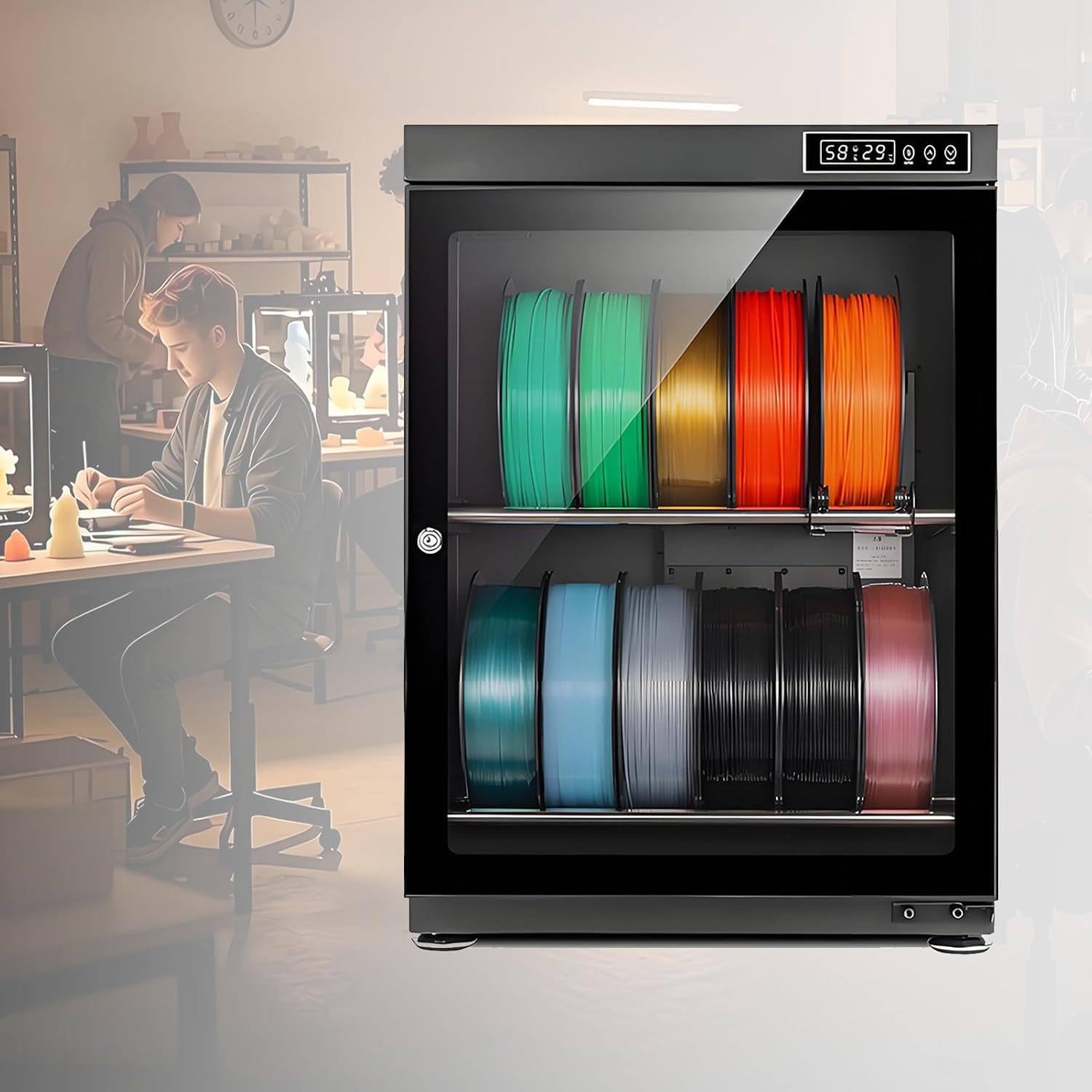 Sécheur de Filament 3D, Armoire de Stockage pour Filaments 70L