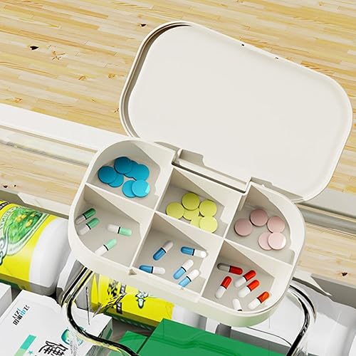 Miniatura 6 de Mairuker Caja de primeros auxilios transparente con bandeja plegable de 3 niveles, kit de emergencia familiar con pastillero extraíble, contenedor