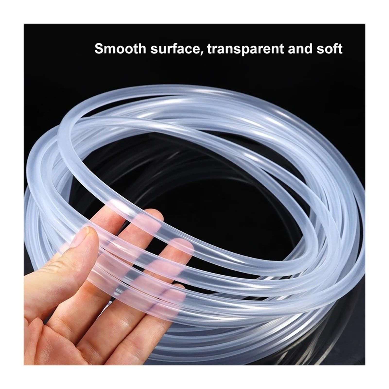 Clear Silicone Hose 1-14mm ID Flexible Tube For Water Dispensers