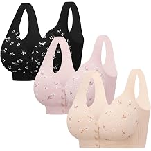 Angelhood Daisy Seamless Front Closure Jelly Bras for Women No Underwire