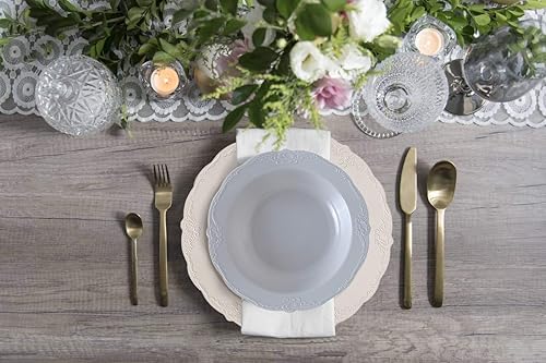 Miniatura 4 de Silver Spoons  Cuencos crema desechables de plástico  12 oz (354.88 ml) - 20 unidades  Colección Vintage, Sopa (2085)