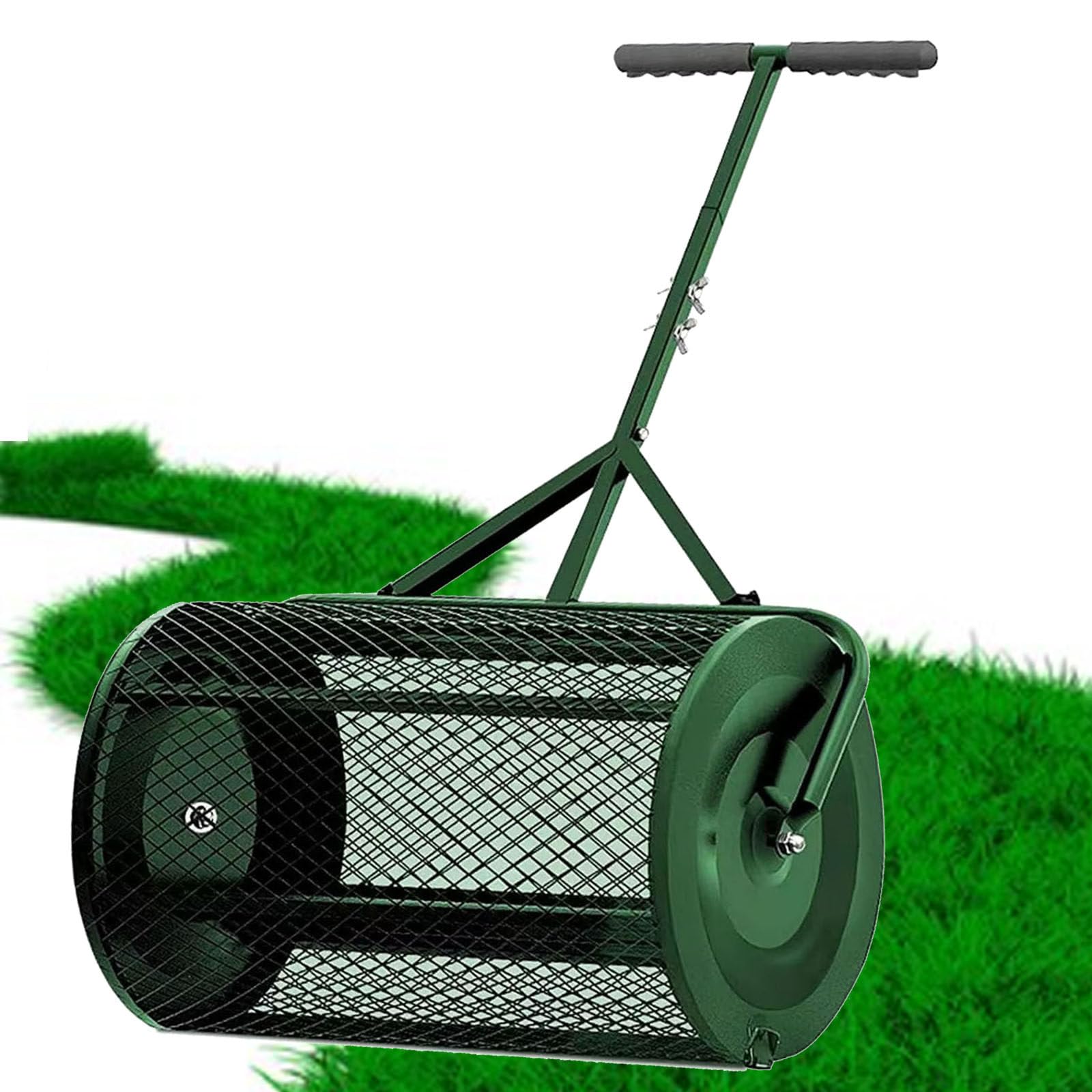 esparcidor de abono,esparcidor de Musgo de turba,esparcidor de Musgo de turba,esparcidor de Musgo de turba,esparcidor de abono de jardín,Green-32 * 60cm