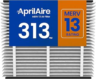 AprilAire 313 MERV 13 Replacement Filter 20x20x4 - Whole-House Allergy Relief for 1310, 2310, 3310, 4300 Air Purifiers (1 Pack)