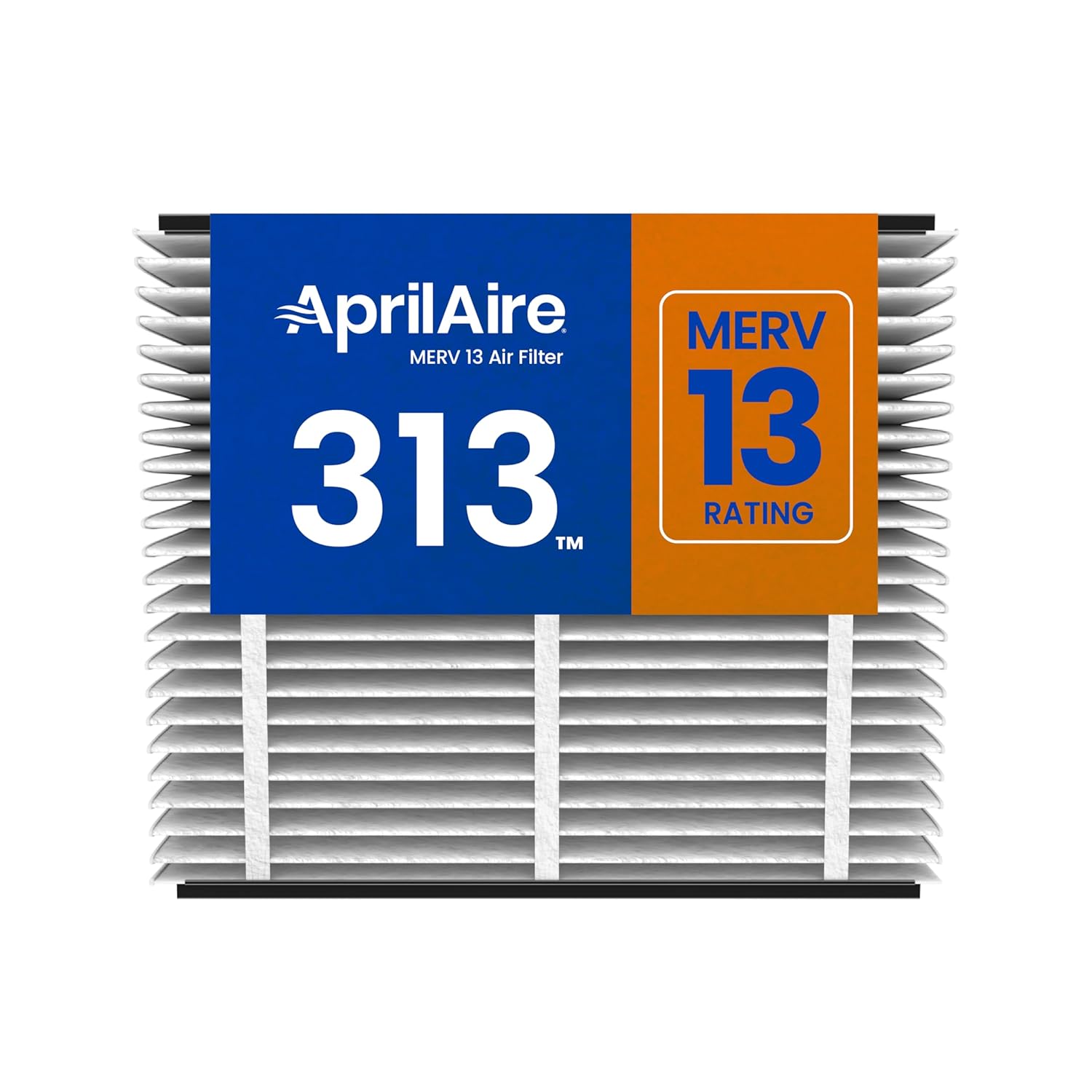 AprilAire 313 MERV 13 Replacement Filter 20x20x4 - Whole-House Allergy Relief for 1310, 2310, 3310, 4300 Air Purifiers (1 Pack)