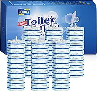 Vista 10 de Sistema de Cepillo de Limpieza Desechable para Inodoro con 50 uds. de Almohadillas de Repuesto Cabezales, Varilla de Limpieza para Inodoro, Kit