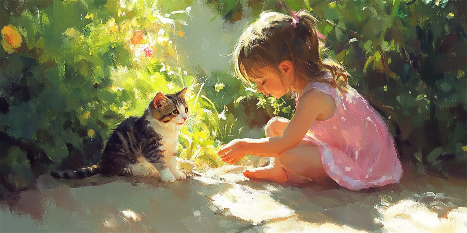 Dipingere con i Numeri per Adulti ragazza Paint by Numbers Kit gatto Fai da te Hobby Creativi Adulti, Colorare Con i Numeri Pennelli e Colori Acrilici, Decorazione della Parete di Casa Regalo 40x80cm