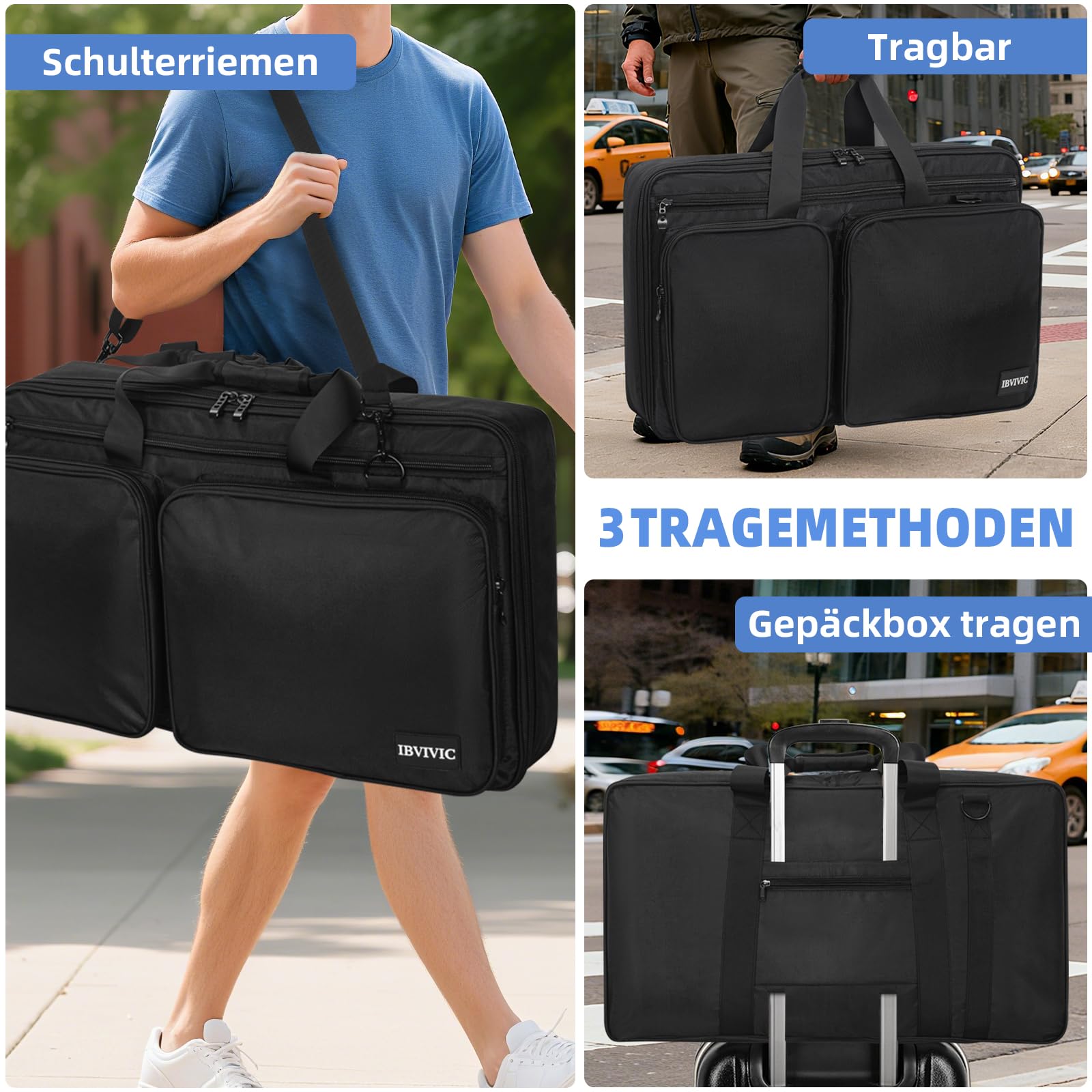 DJ Controller Tasche Kompatibel mit Pioneer RX/NI Traktor Kontrol S8/DDJ SX SX2 SX3/DDJ 800 808/DDJ FLX6, Gepolsterte DJ Mixer Tasche, DJ Schutztasche