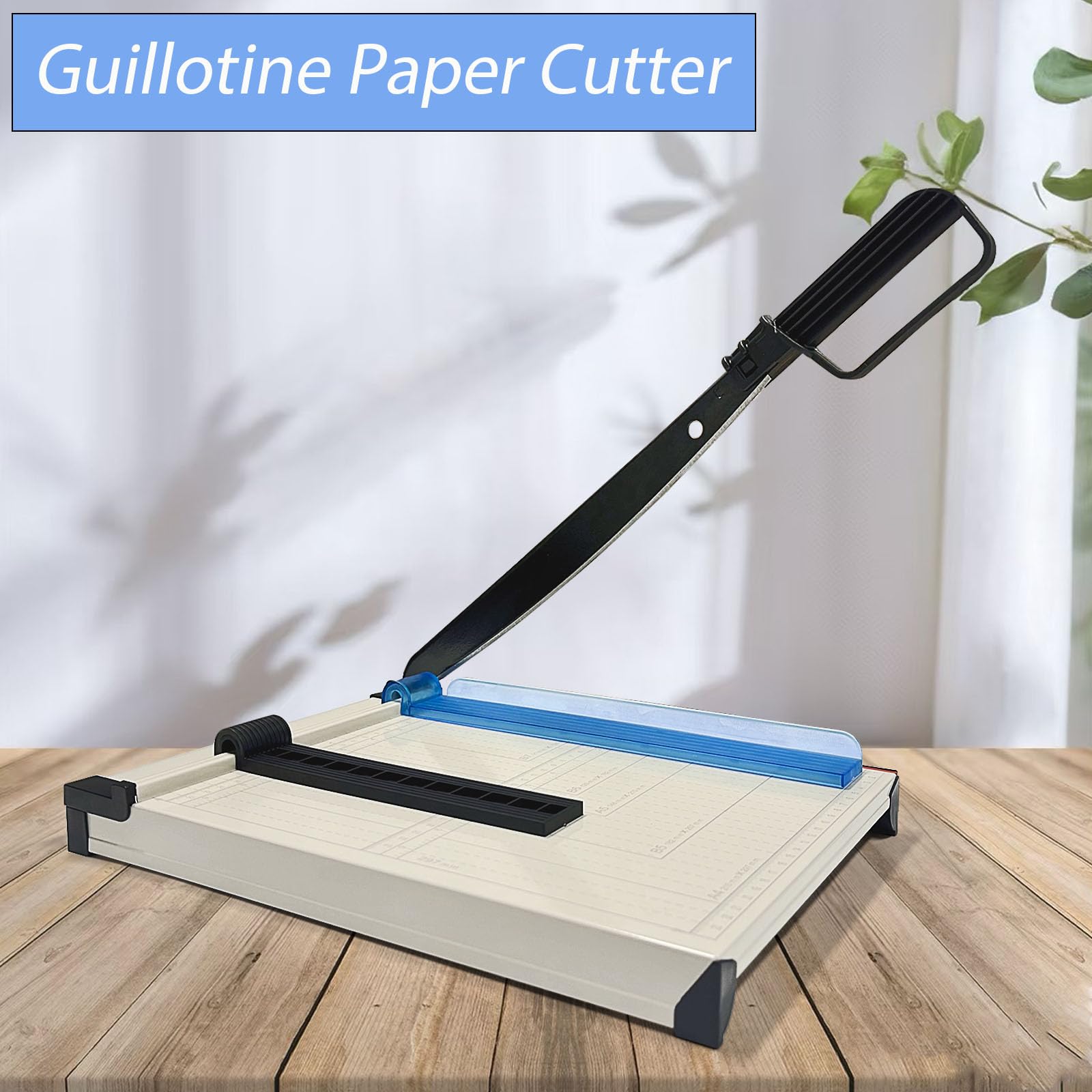 Taglierina a ghigliottina resistente per etichette, biglietti di auguri, cartoncini, coupon, artigianato e foto