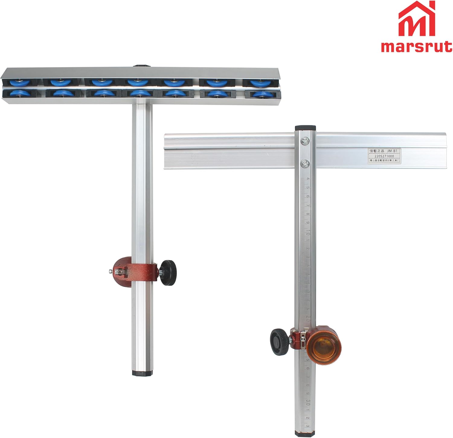 Glass Strip Cutting Tool, T Shaped Cutter, ONLY in Metric Scale, Thick Stained Glass Straight Push Speed Edge Cutter, Aluminum Professional Tools for Glass Tile Production, Automatic Control Oiling