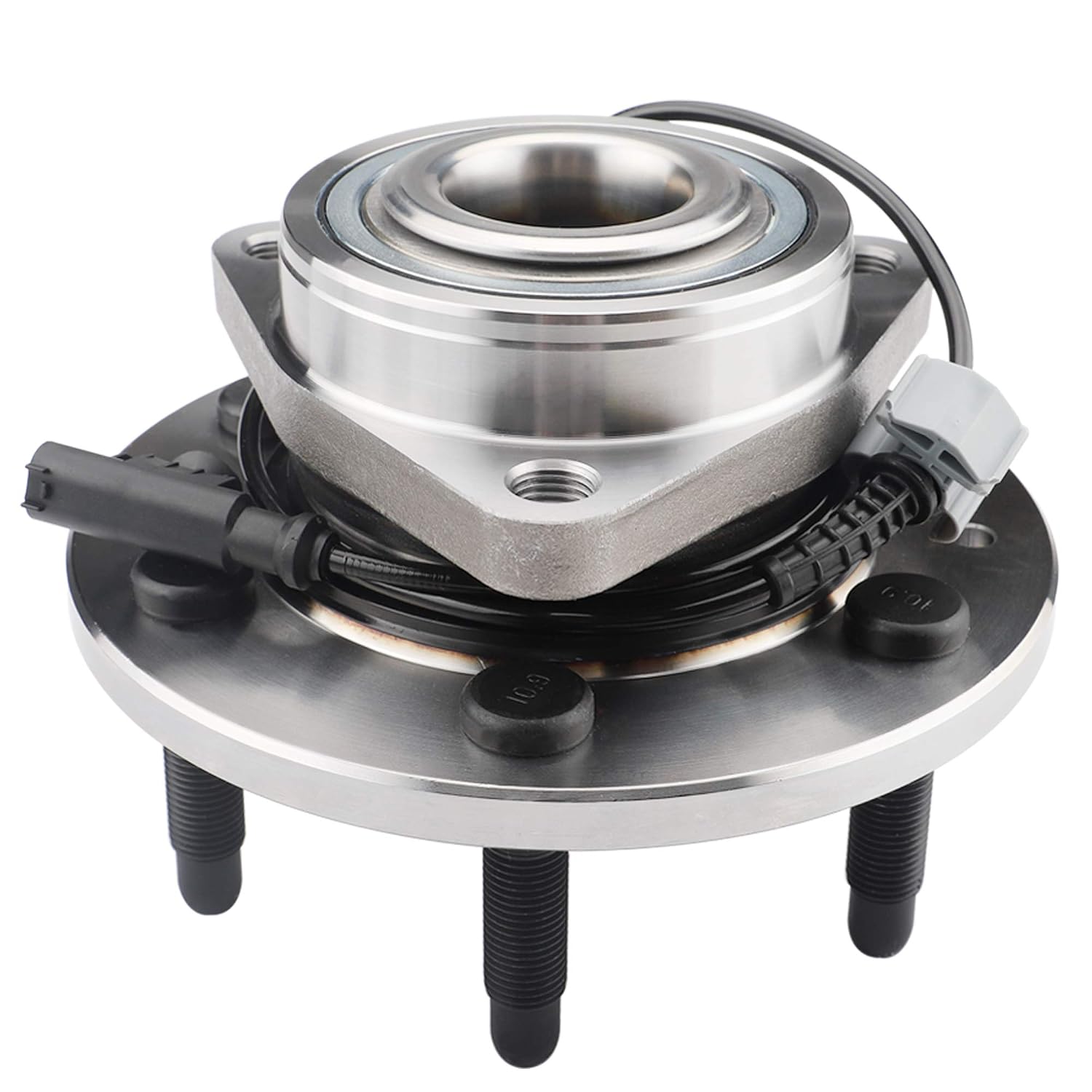 Richeer 515096 4WD Front Wheel Hub Wheel Bearing and Bearing Assembly for 2007-2014 Suburban Yukon Xl 1500 Escalade Esv Ext Tahoe 2007-2013 Silverado Sierra 1500 Avalanche 6 Lug W/ABS -1 PCS Set