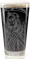 Vista 7 de SPIDERWEBS Engraved Beer Pint Glass Great Monster Scary Halloween Holiday Gift Idea & Decor!