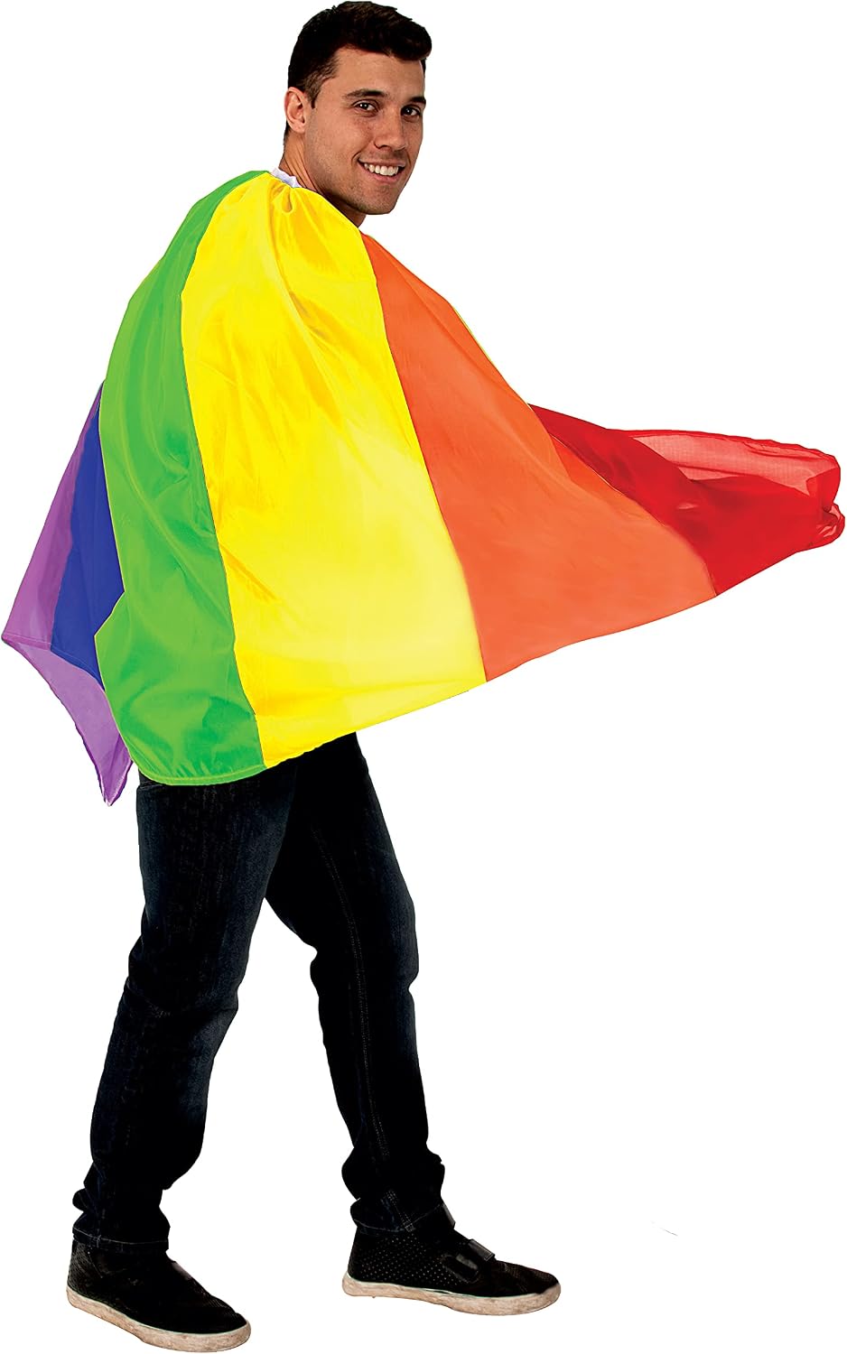 Rubies Forum Adult Pride Rainbow Cape, One Size