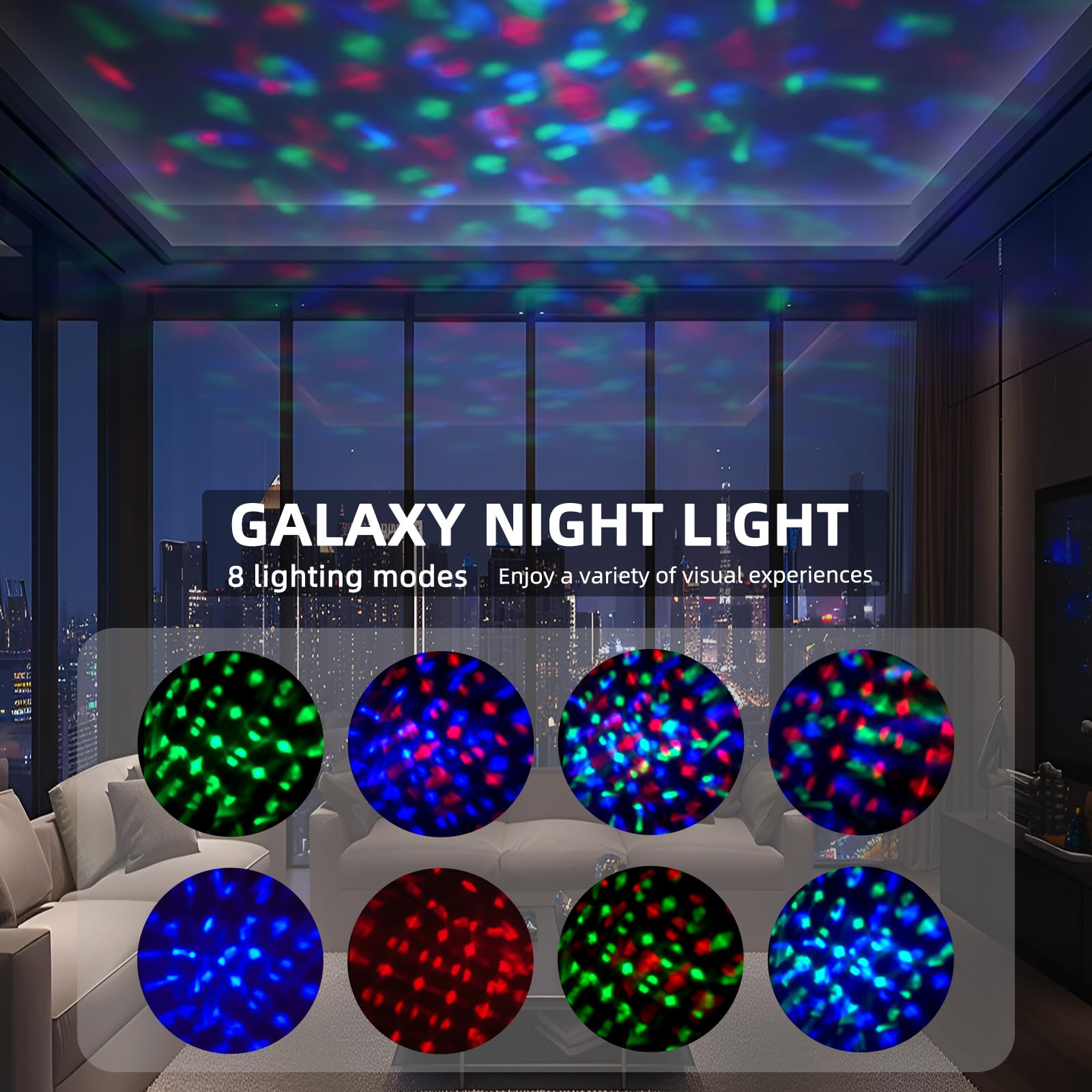 Delxo Altoparlante Bluetooth cielo stellato con ricarica wireless per telefono, altoparlanti super bassi, Bluetooth wireless con sveglia, radio FM, luce notturna regolabile, altoparlante portatile,