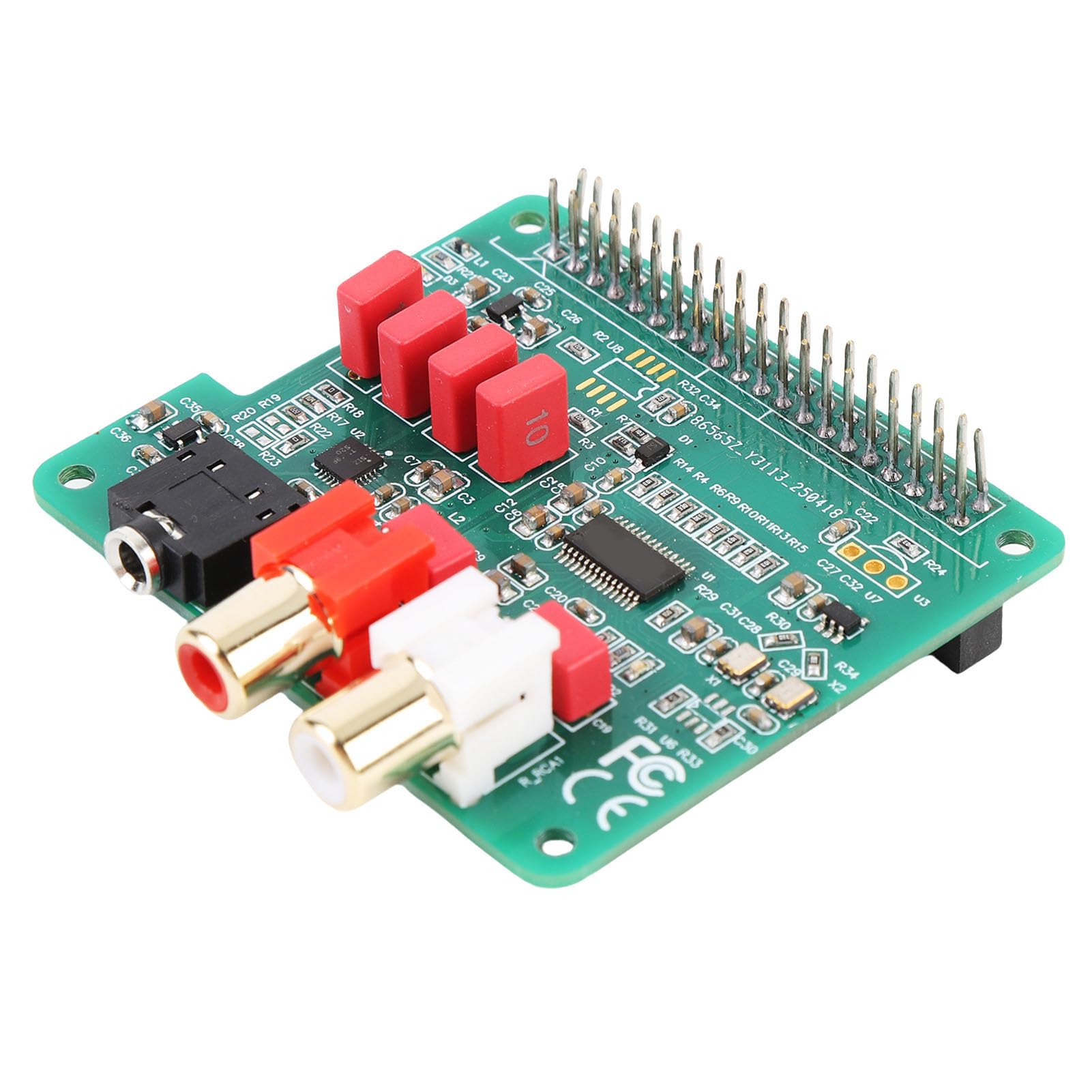 Jeffergarden Cappello DAC HiFi, Scheda di Espansione Scheda, 384 KHz 32 Bit, Connessione Facile per 4 3B 5