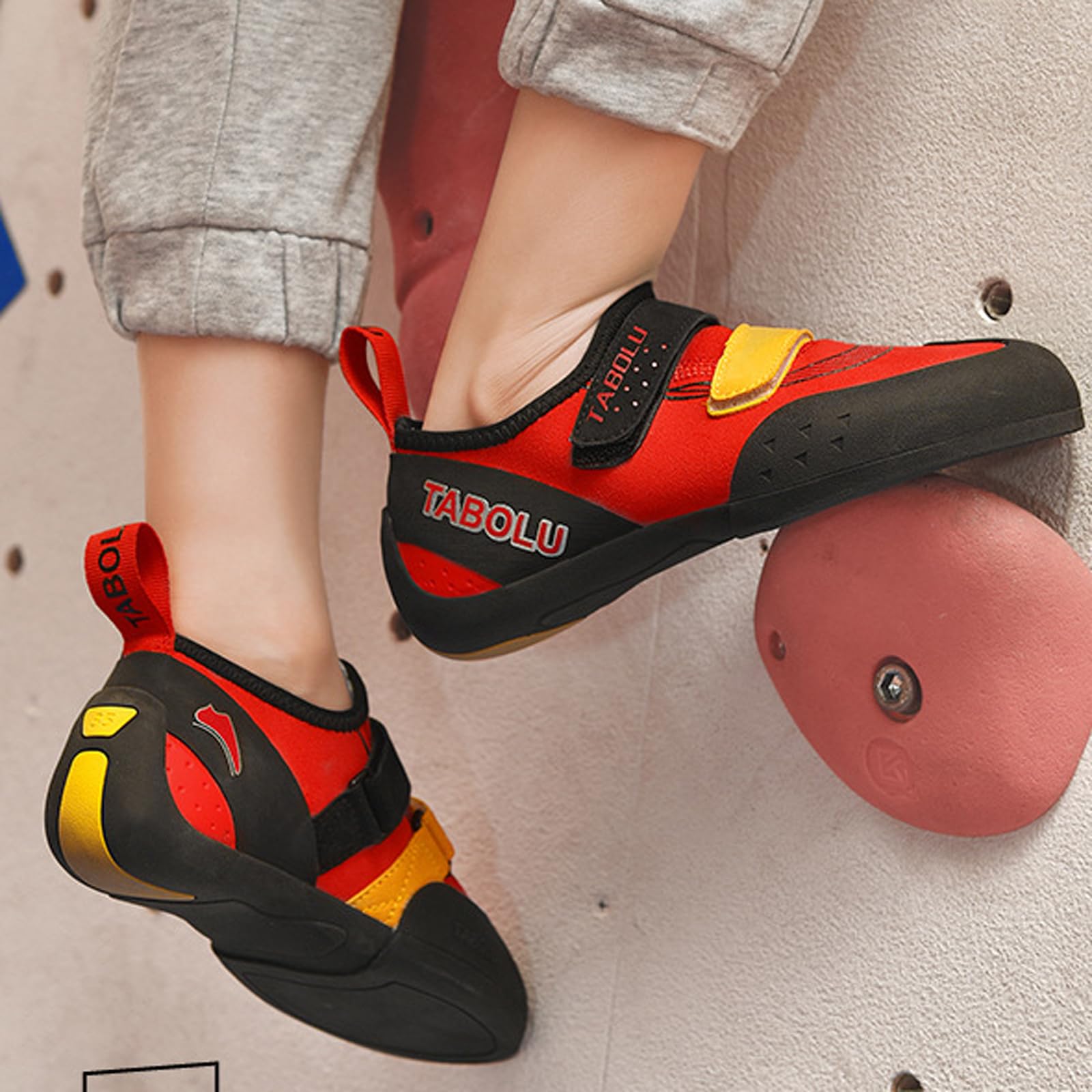 Scarpe Arrampicata per Principianti,Scarpette da Arrampicata Antiscivolo,Scarpe da Allenamento per Il Bouldering,Resistente all'Usura,Antiscivolo,per l'arrampicata Indoor