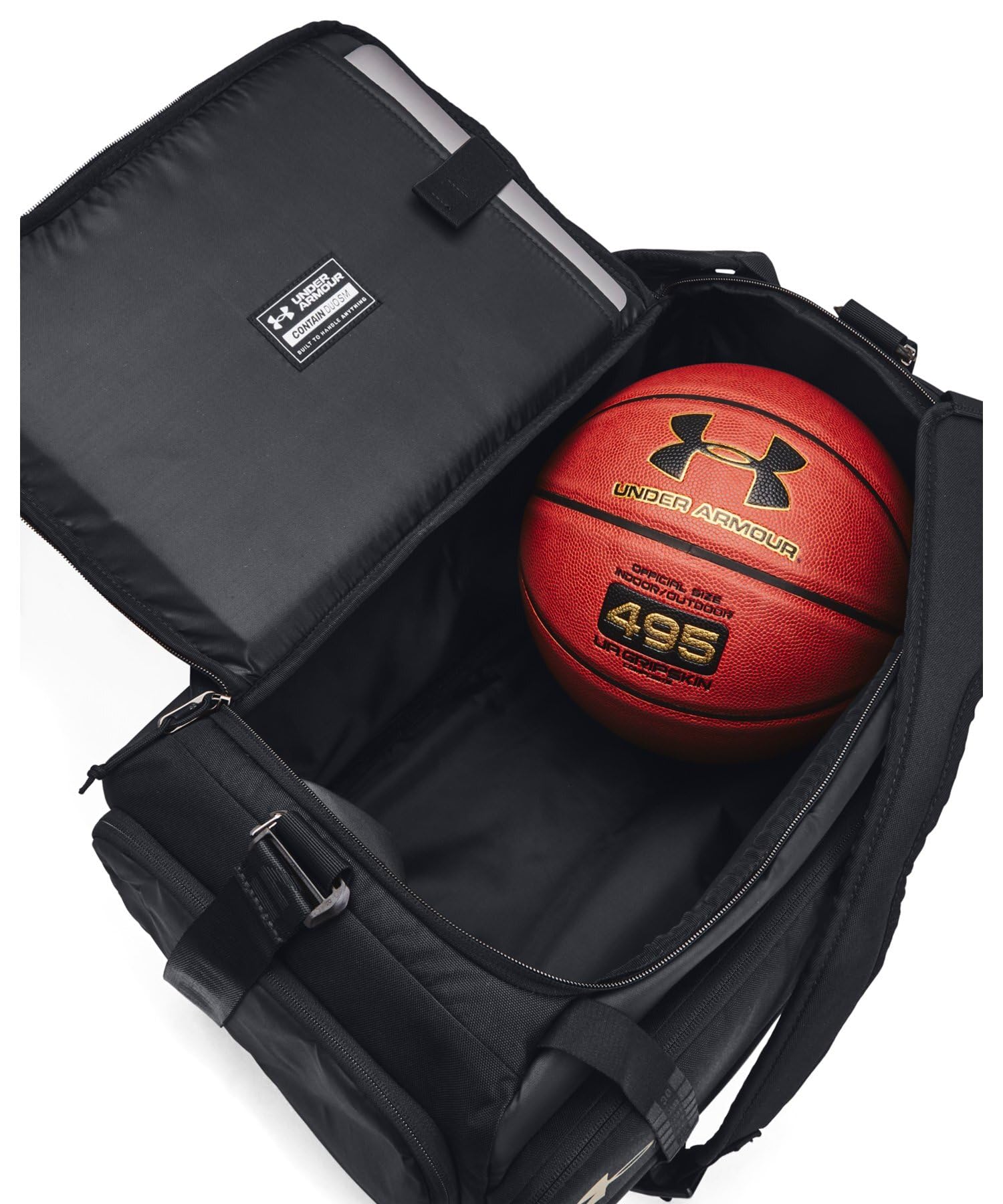 Under Armour Contain Duo Torby sportowe dla dorosłych, unisex, czarne, rozmiar S, Czarny / / Metaliczny Złoty, S