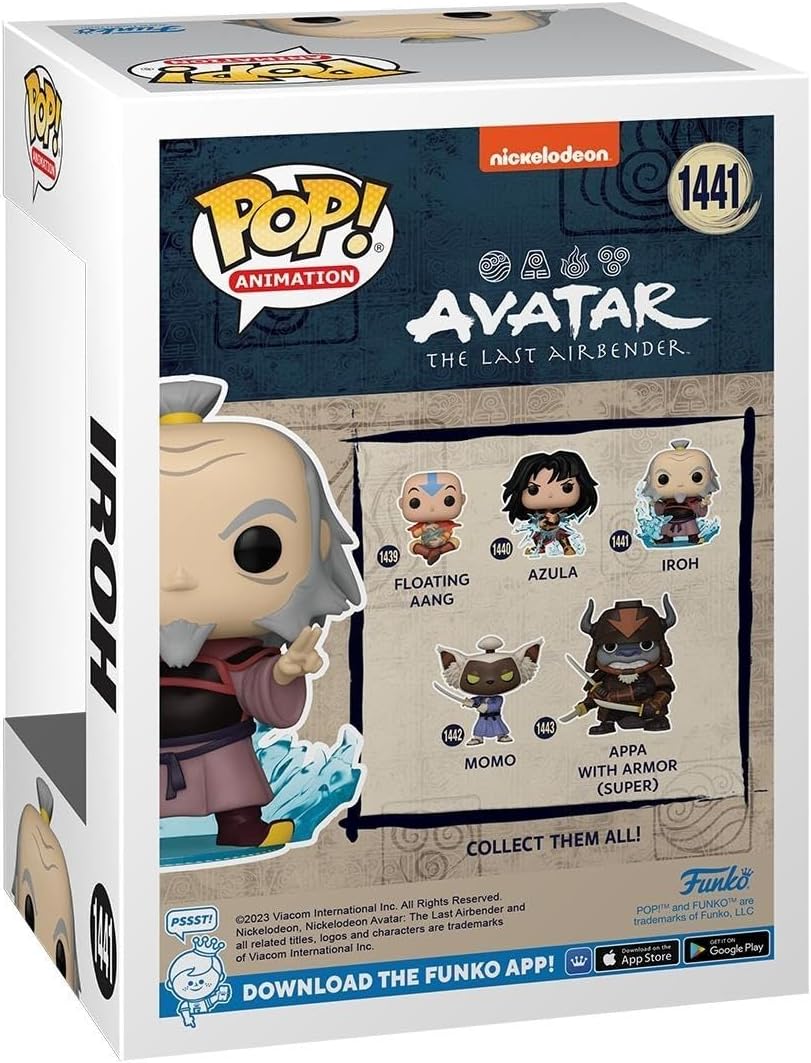 Funko POP! Animation: Avatar: The Last Airbender - Iroh with Lightning - Collectable Vinyl Figure - Gift Idea - Official Merchandise - for Kids & Adults - Anime Fans - Model Figure for Collectors