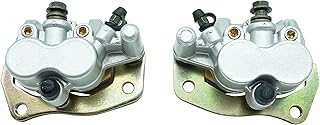 M MATI Front Left Right Brake Calipers & Pads for Yamaha Rhino 450 660 700 YXR450 YXR660 YXR700 5B4-2580T-01-00 5B4-2580U-01-00