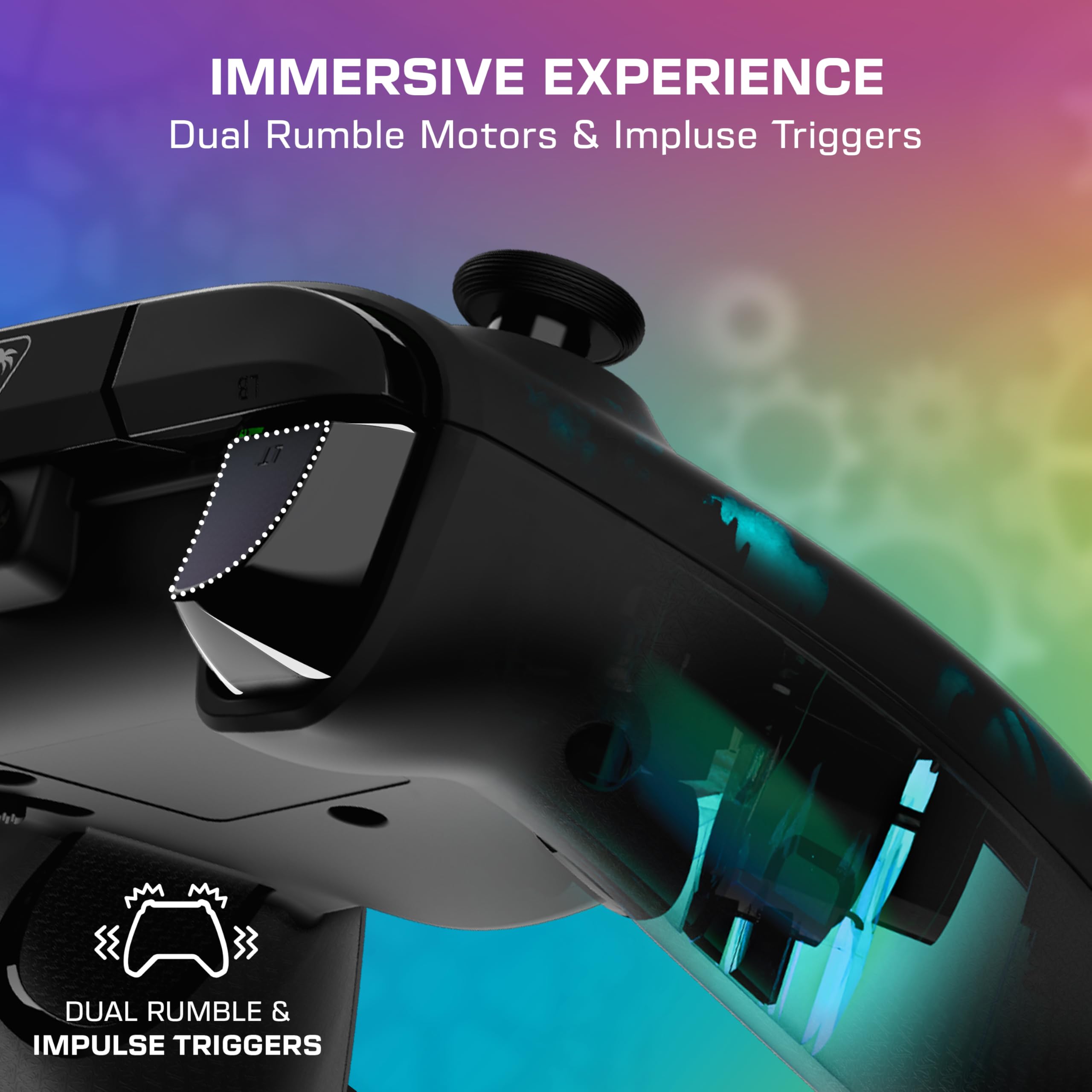 Turtle Beach Afterglow Ignite Mando de juego RGB con cable - Con licencia para Xbox Series X y S, Xbox One y PC con Windows