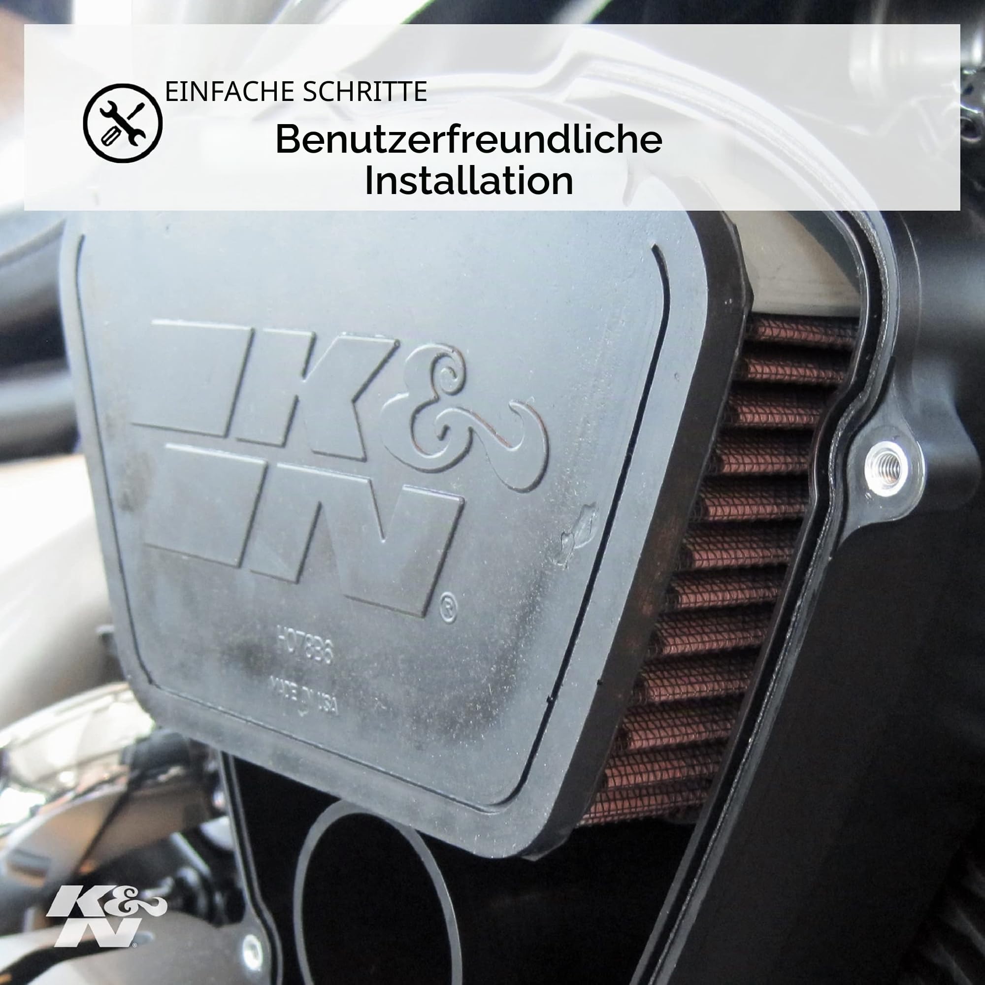 K&N KA-8095 Motorrad Tauschluftfilter