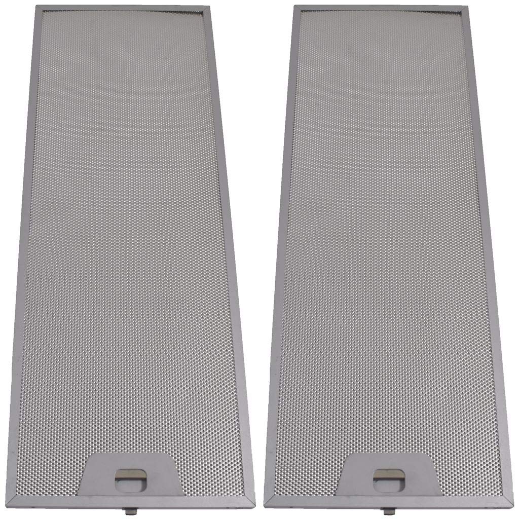 Ufixt 2 x Cooker Hood Metal Grease Filter 515mm x 186mm Fits Tricity Bendix, Whirlpool and Zanussi